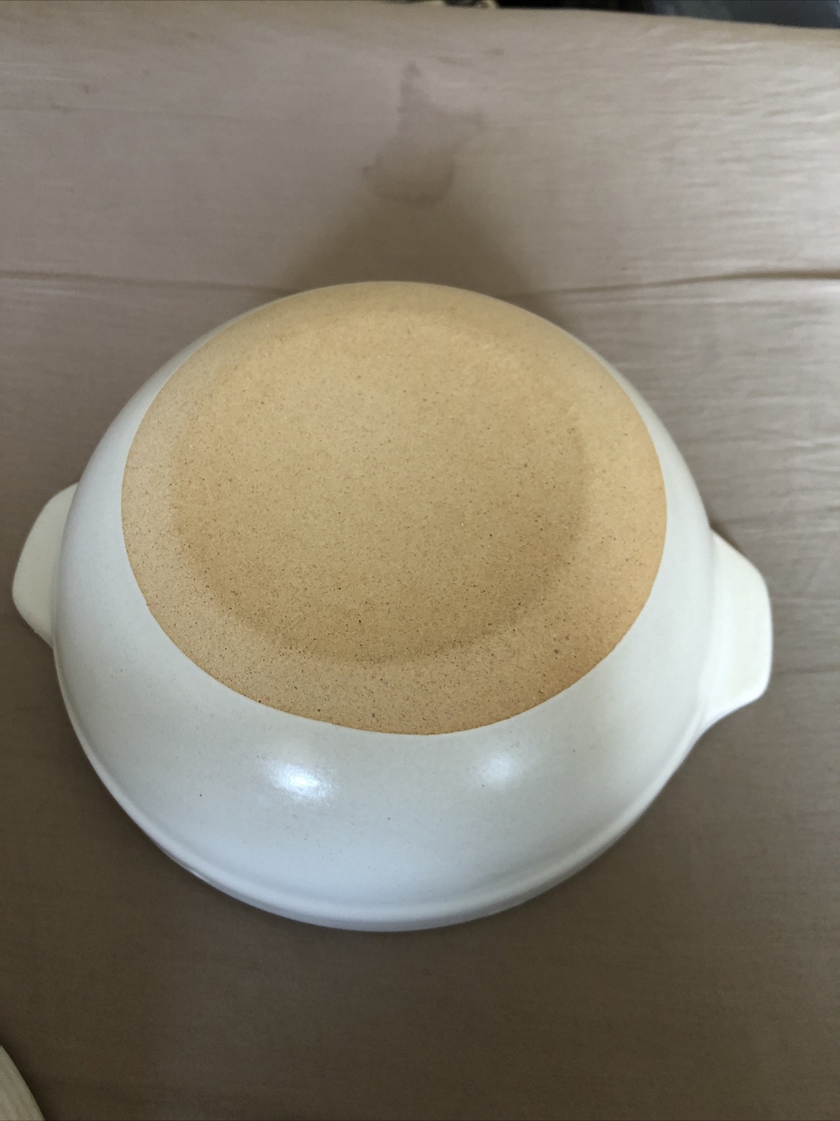 Daiso Earthen Pot Clay Heat Resistant Bowl Dotted With Lid Cherry Blossom Japan