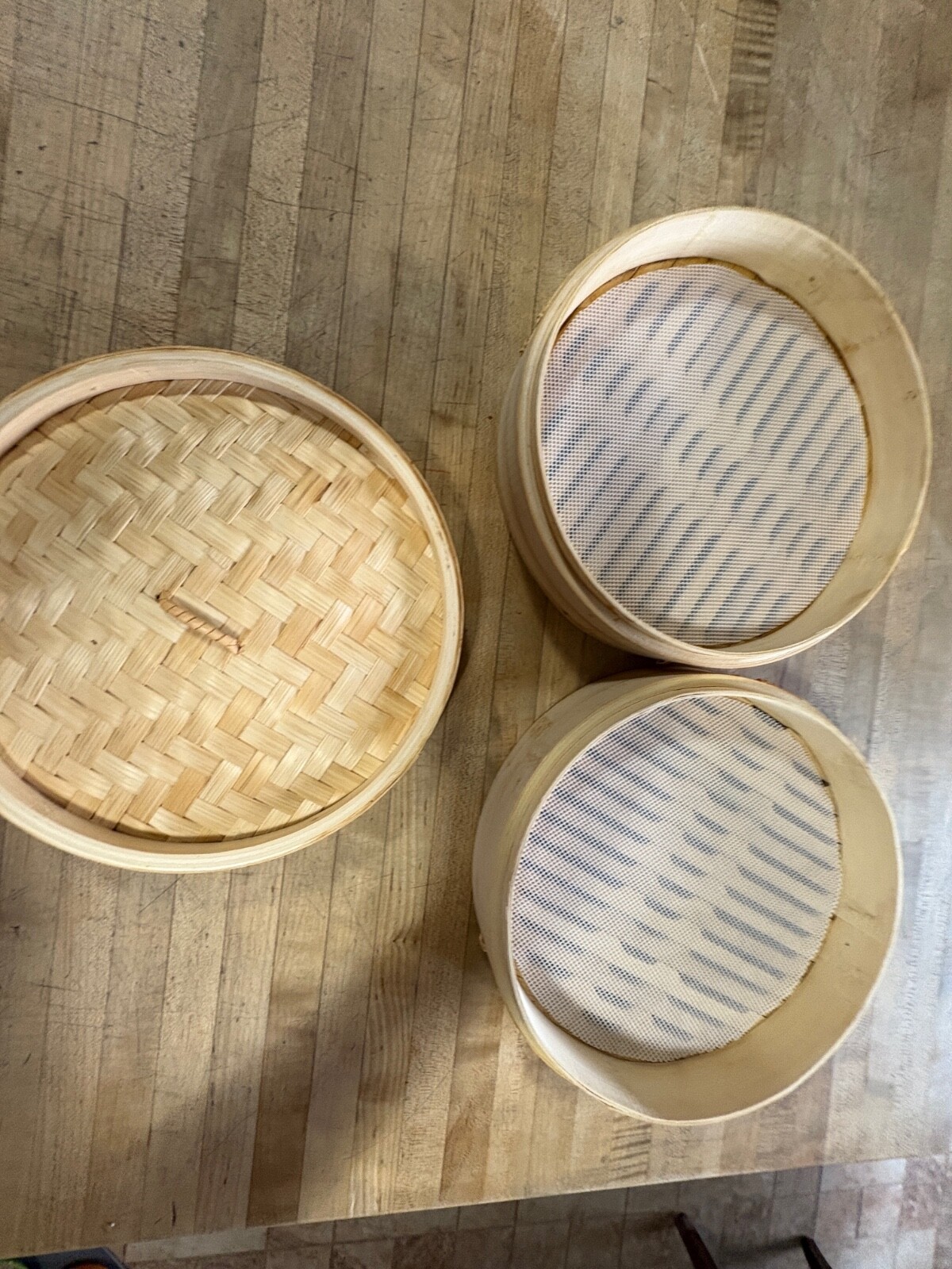 BAMBOO STEAMER BASKET 2 Tier 10-Inch KITCHENCRUST