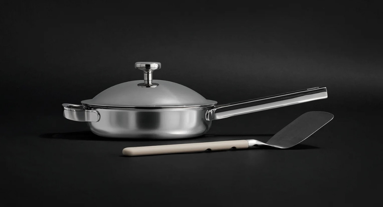 Our Place Titanium Mini Always Pan Pro-8.5(1.48 Qt) No-Coating Nonstick Skillet