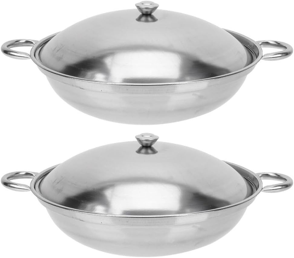 Versatile 8.66 Inch Cooking Pot – Stainless Steel, Heat Resistant & Lid Included