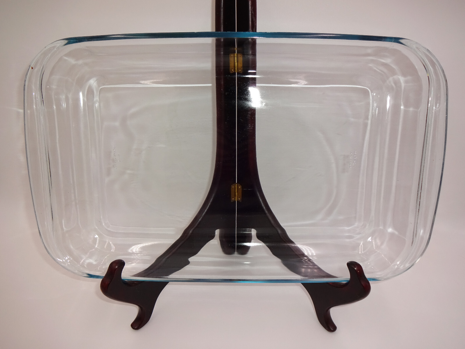 Marinex Clear Blue Tint Casserole Baking Dish Double Handles J-14 Brazil
