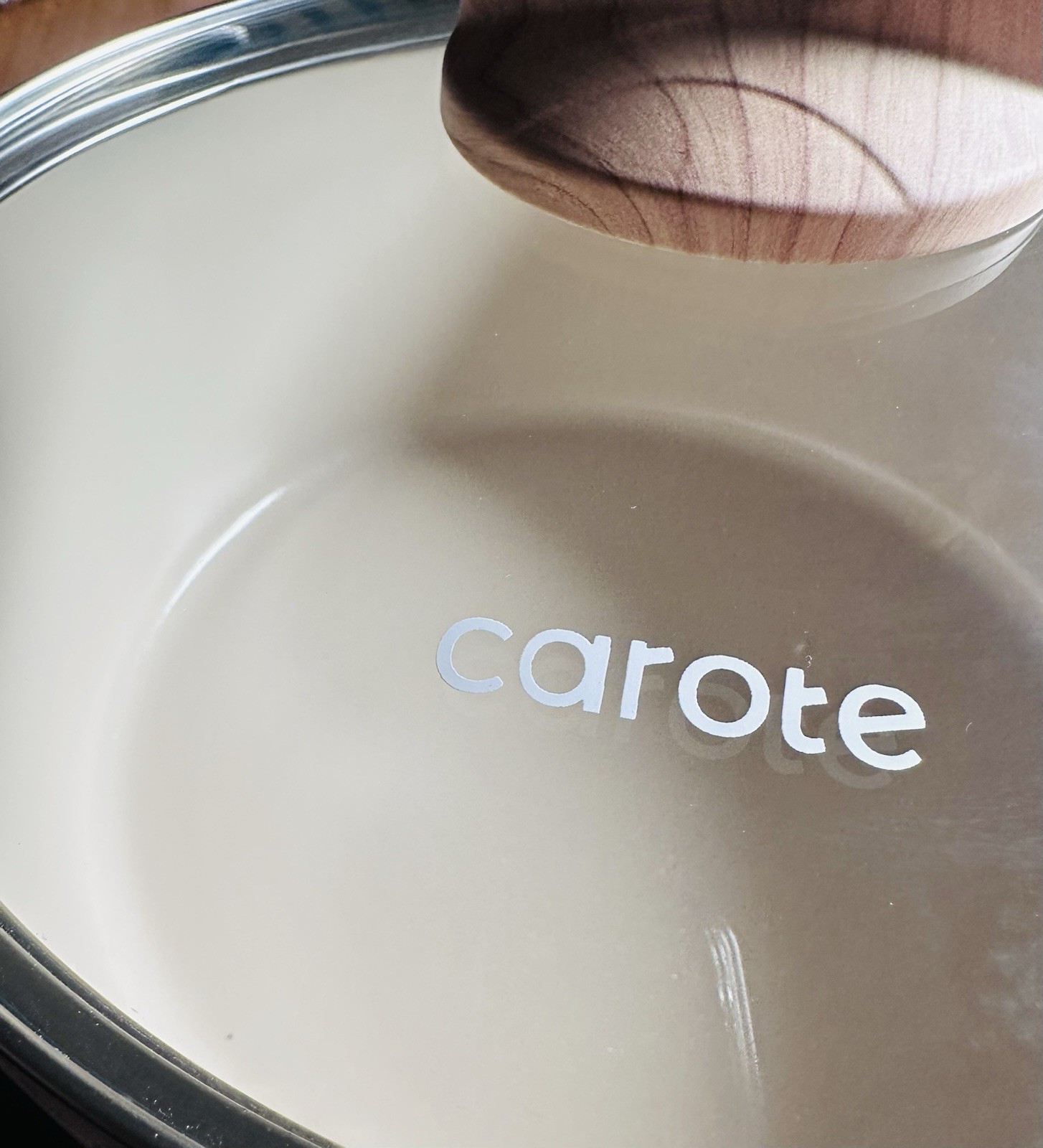 BRAND NEW CAROTE Eggshell Off White Nonstick Stock/Soup 6 Qt Casserole w/Lid