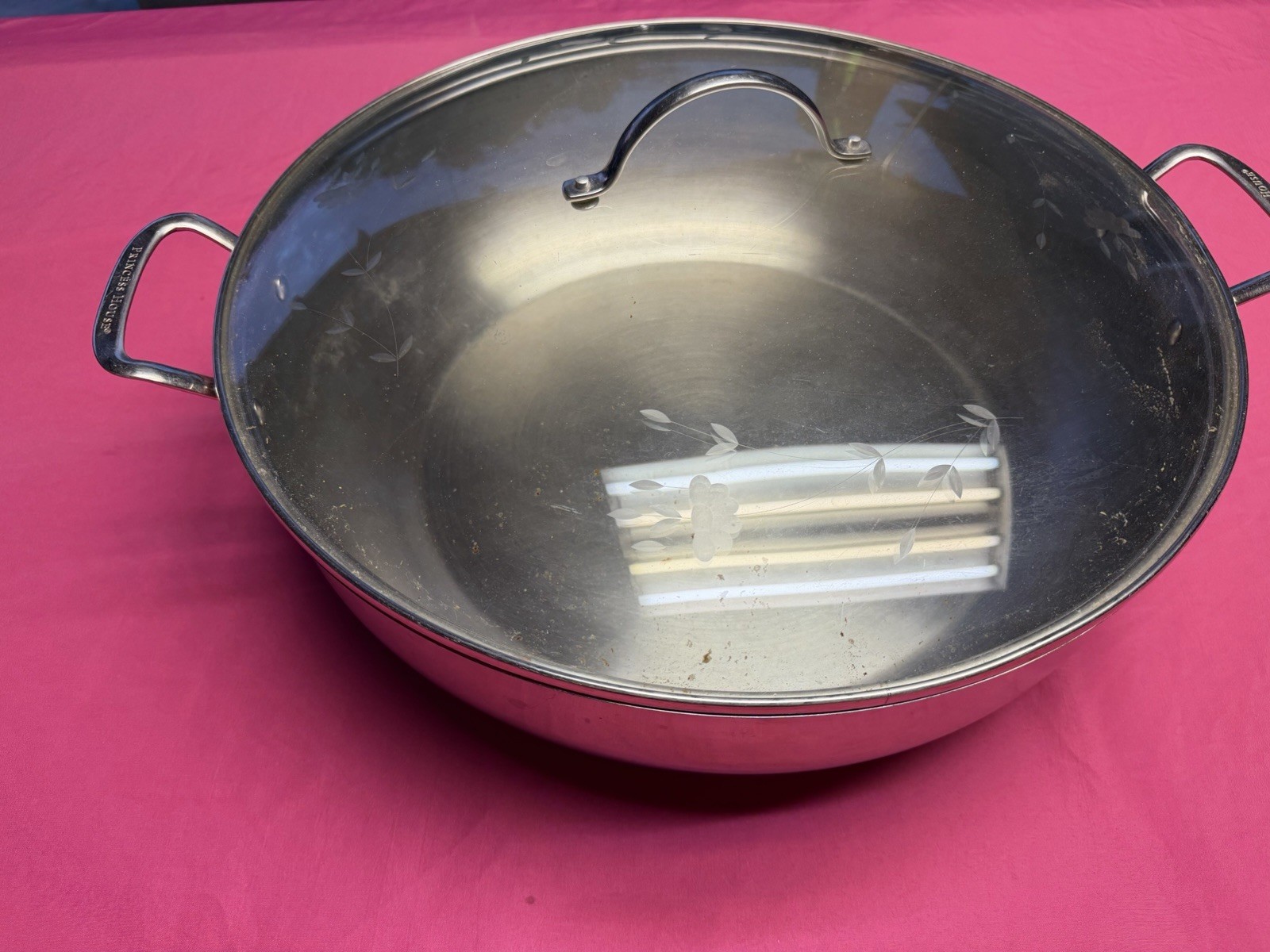 Princess House Heritage Signature Stainless Steel Pan 16 Quarter Size