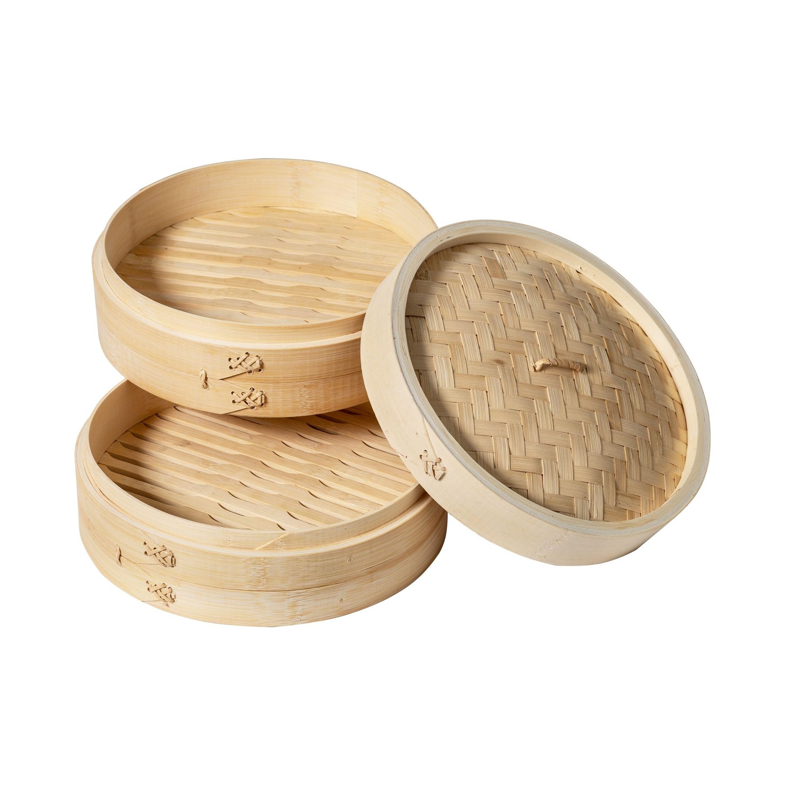 Joyce Chen 2-Tier Bamboo Steamer Baskets 10-Inch J26-0013