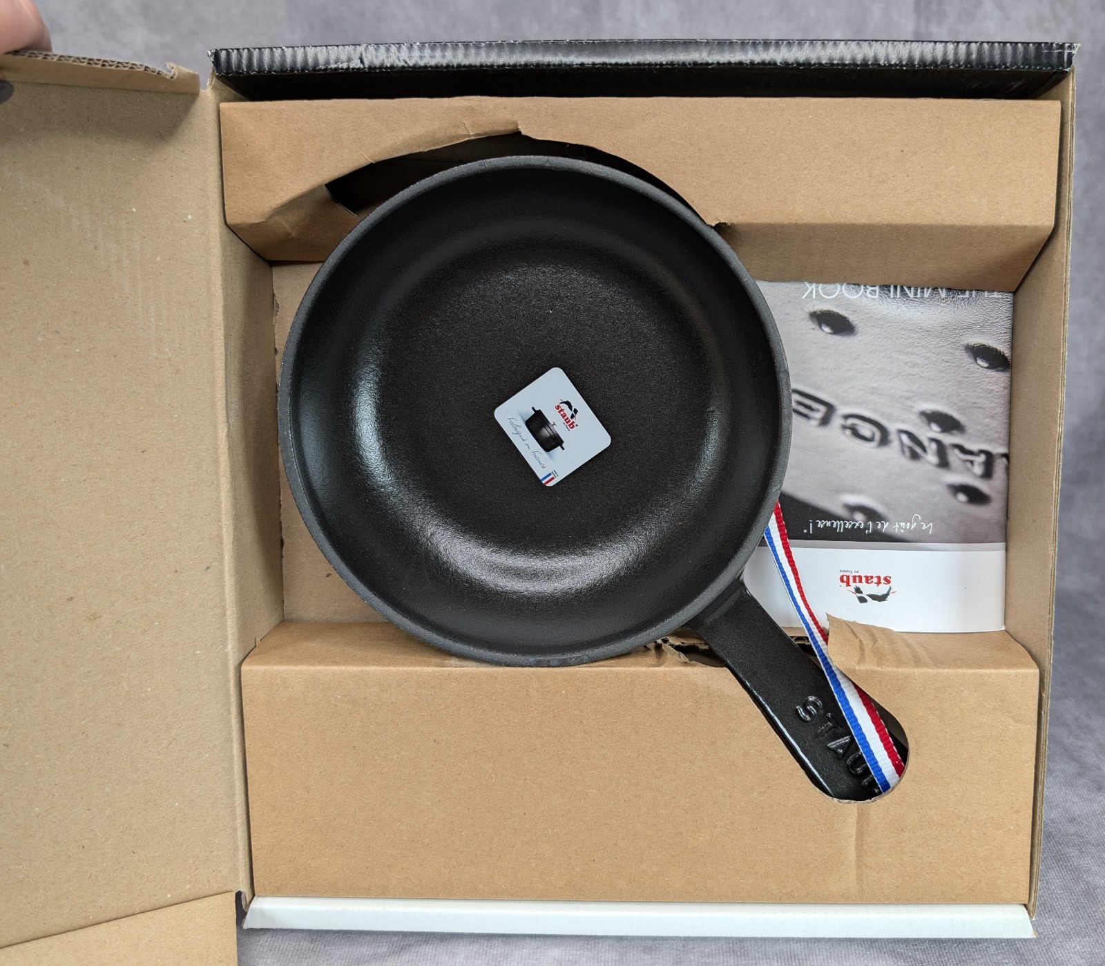 Staub Skillet 16cm Black Enameled Cast Iron Frying Pan Compatible Made in France