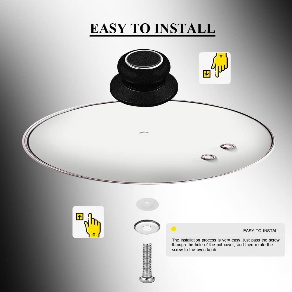 Pot Lid Knob Handle Pan Lid Top Replacement Knob Universal Kitchen Cookware L…