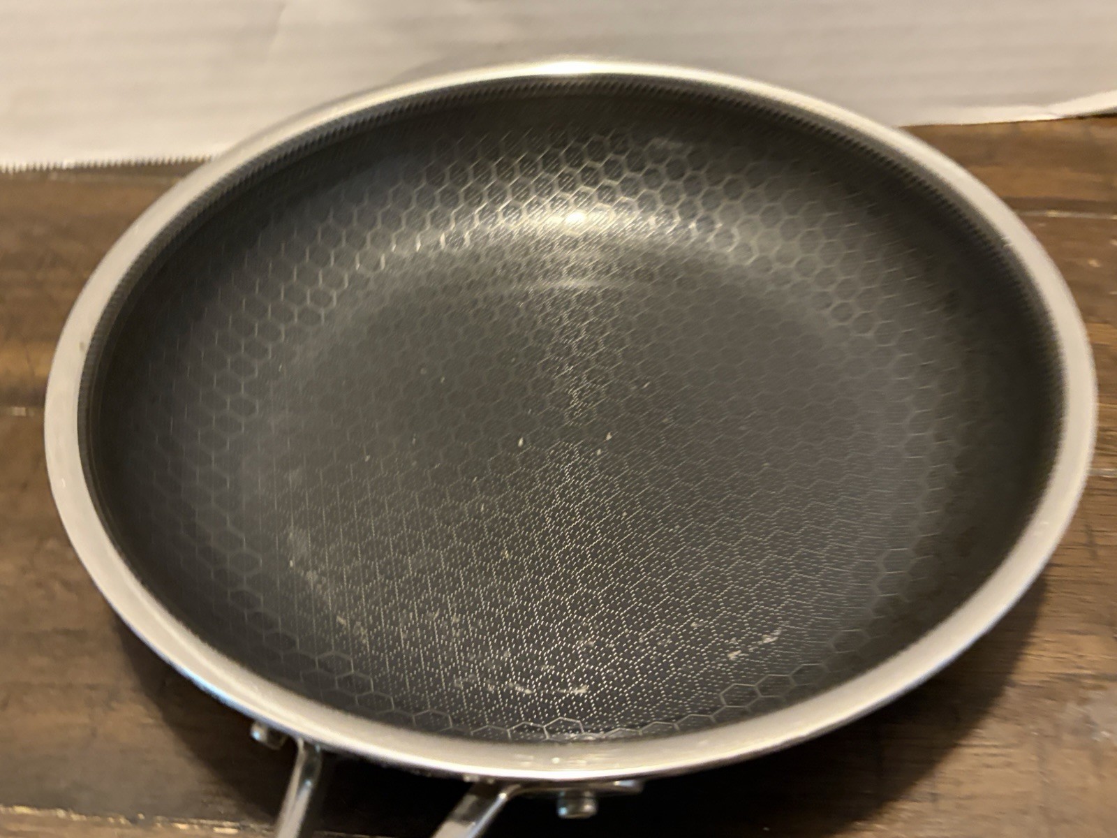 HEXCLAD 8″ Frying Pan Hybrid Stainless Steel Non-Stick Fry Pan (A5)