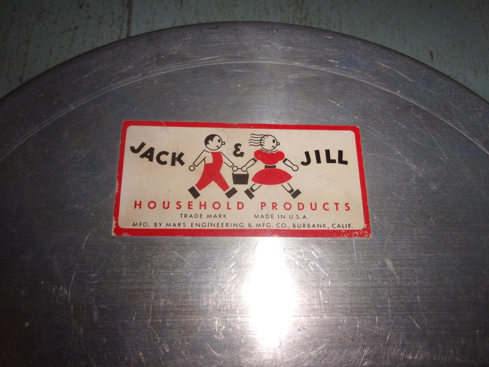 Vintage Jack & Jill Household Products Aluminum Egg Omelet Pan