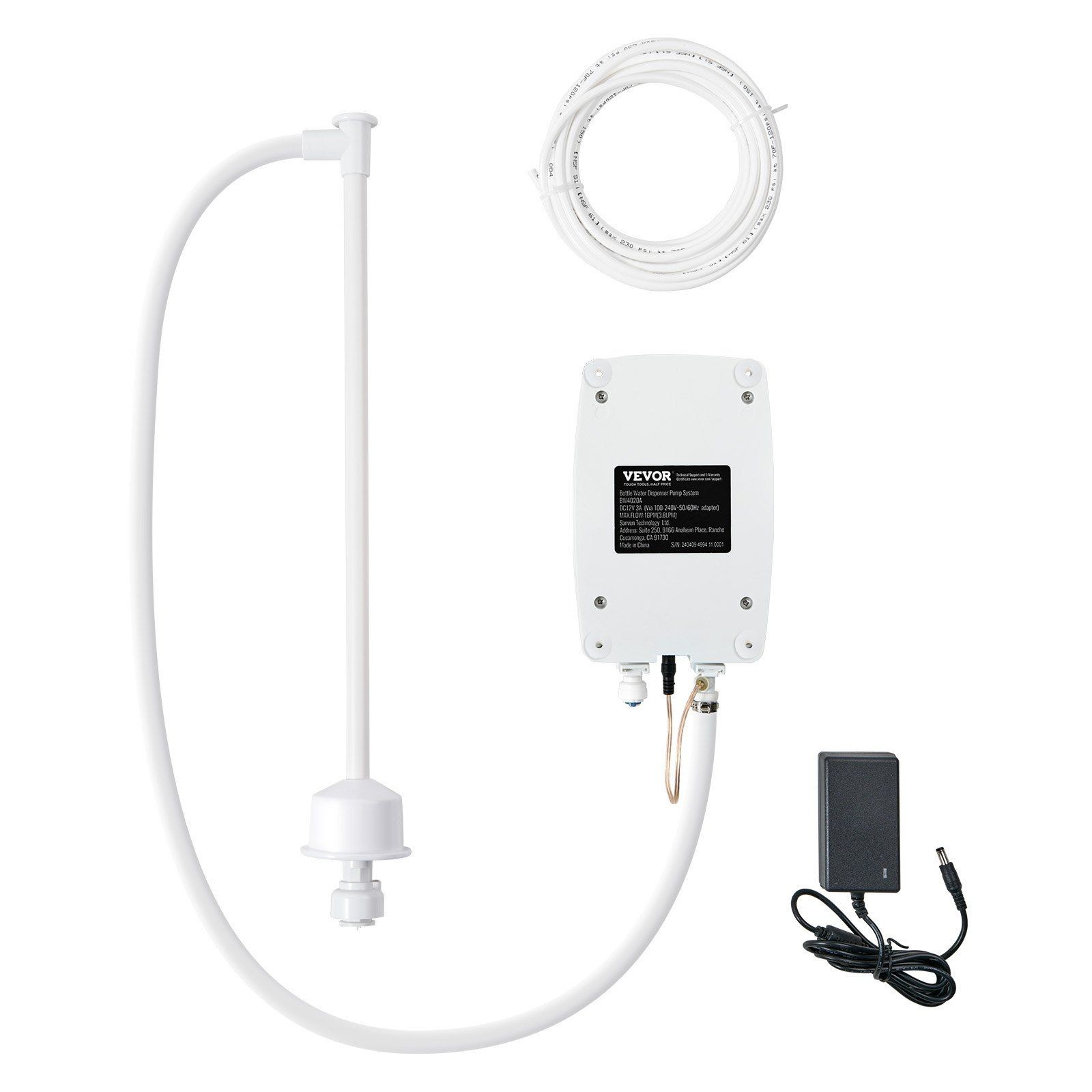 VEVOR Bottled Water Dispenser Pump System , 110V 20ft US Plug High Flow Bottled
