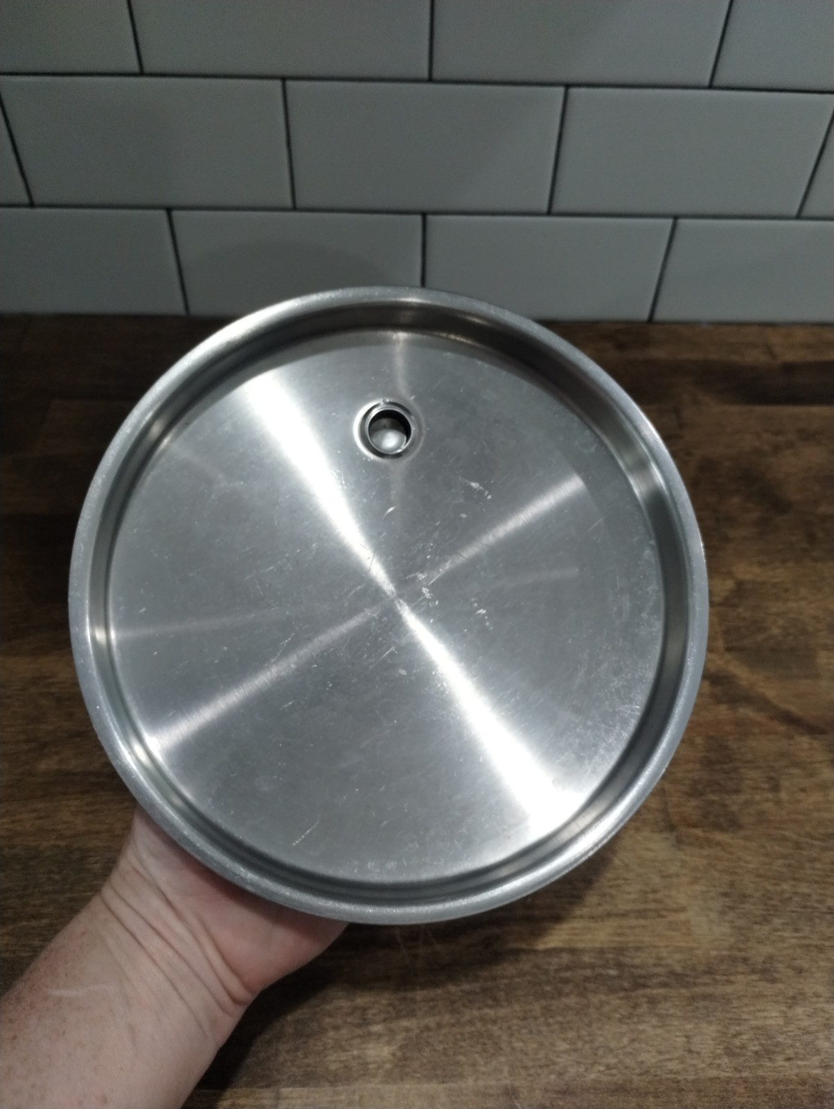 Saladmaster Vintage Replacement Lid with Vapo Vent Pot Pan LID ONLY 7 5/8″ 2.5qt