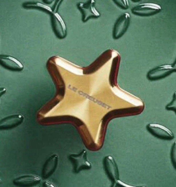 Le Creuset 2.2” 57mm STAR ⭐️ Gold Stainless Steel Signature Cookware Knob Only