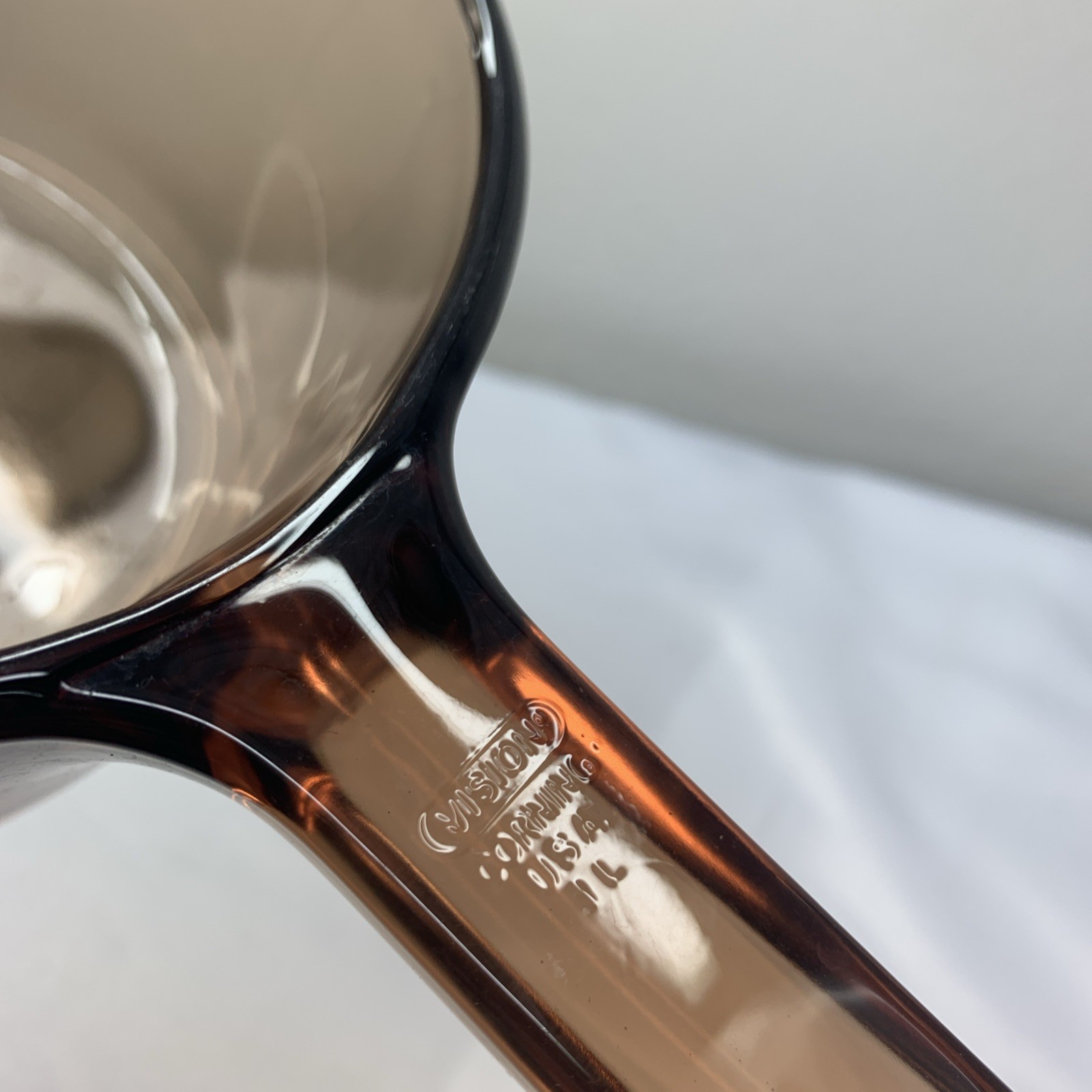 Vision Corning USA 1L Amber Sauce Pan w/ Lid & 0.5L Skillet