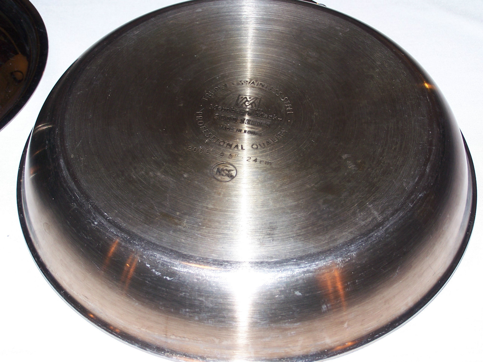 Member’s Mark Tri-Ply Stainless Steel 9.5” Fry Pan with Lid 2000 Series