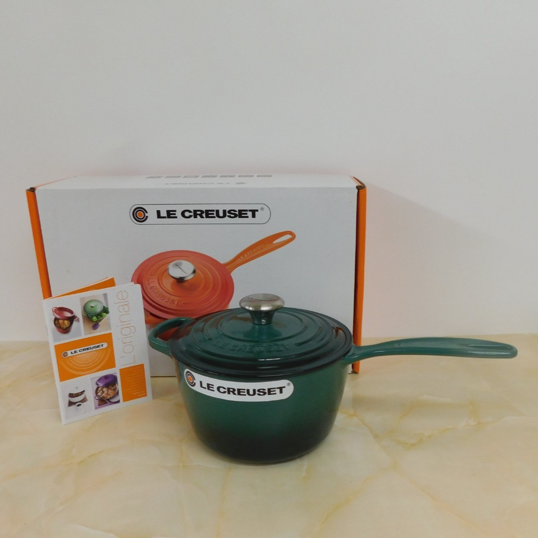 Le Creuset Signature Cast Iron 2.25 Quart Saucepan, Artichaut