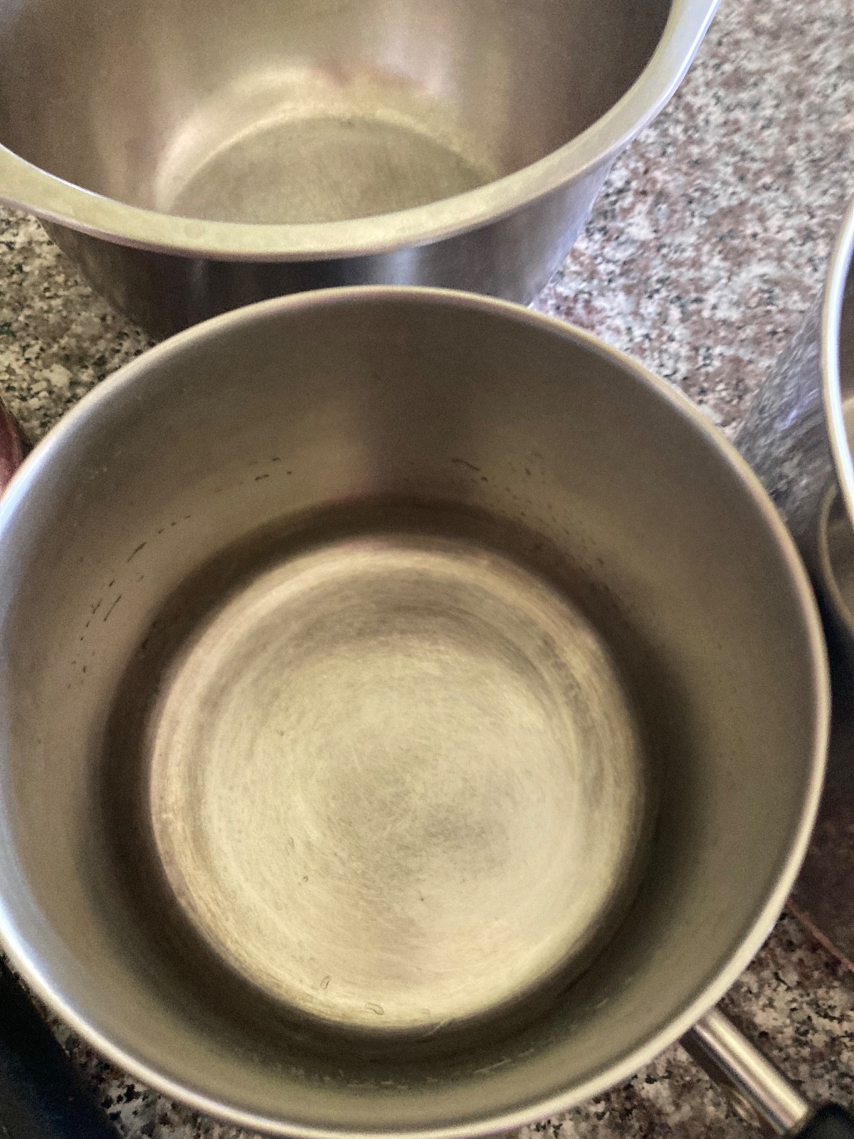 Revere Ware Pre-68 Copper Bottom 7 Pc 1-,1.5-4qt. Sauce Pots Lids VTG, +insert