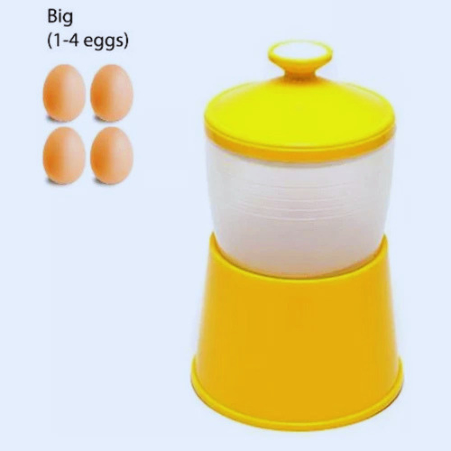 Half Boiled Egg Maker Malaysian Recipe Original Made in Malaysia Yellow Color