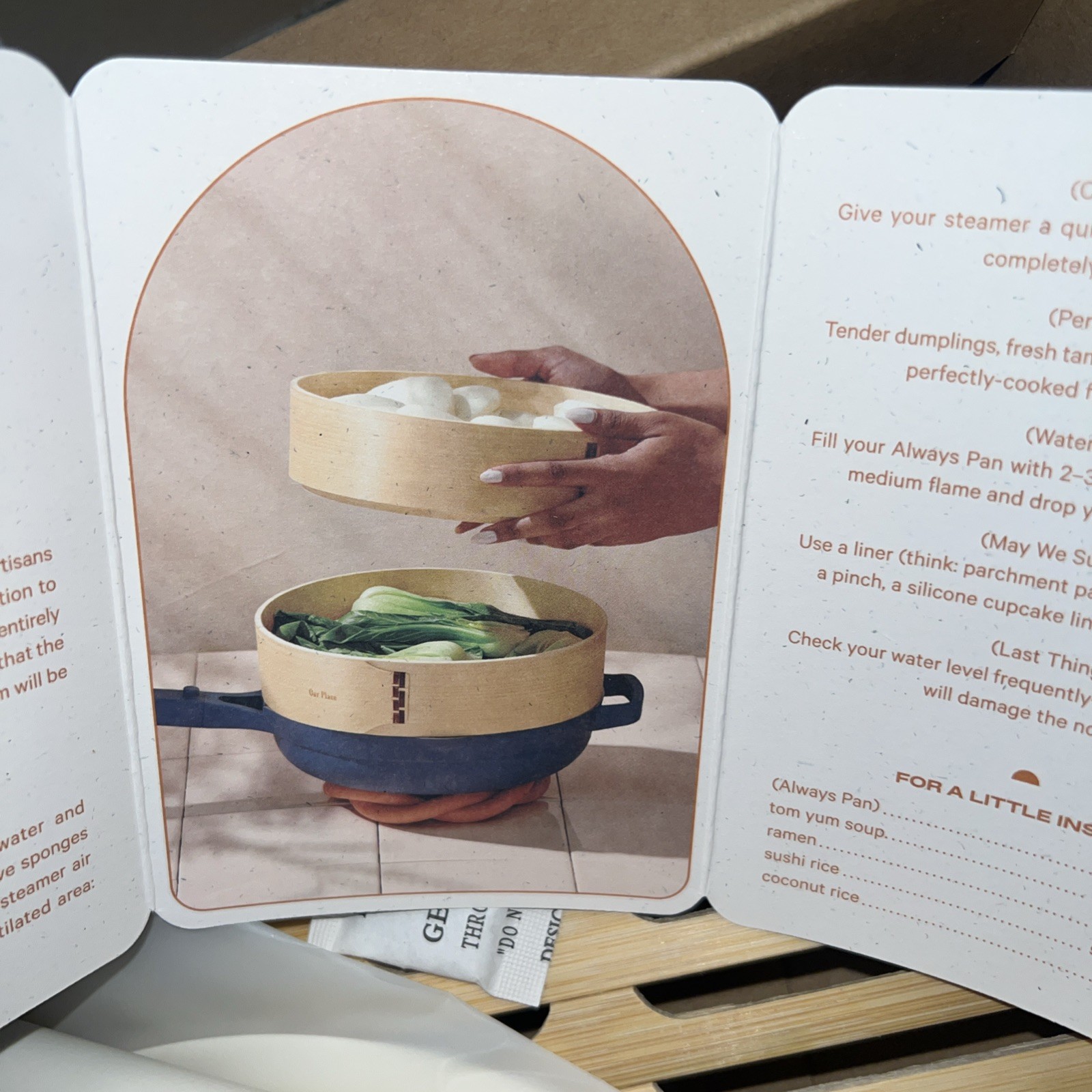Our Place – Single Spruce Steamer + Chopsticks – Brand New