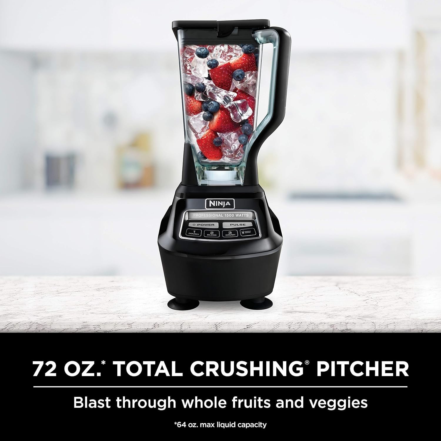 Ninja Mega Kitchen System,1500W, 72 oz. Full-Size Blender & 8-Cup Food Processor