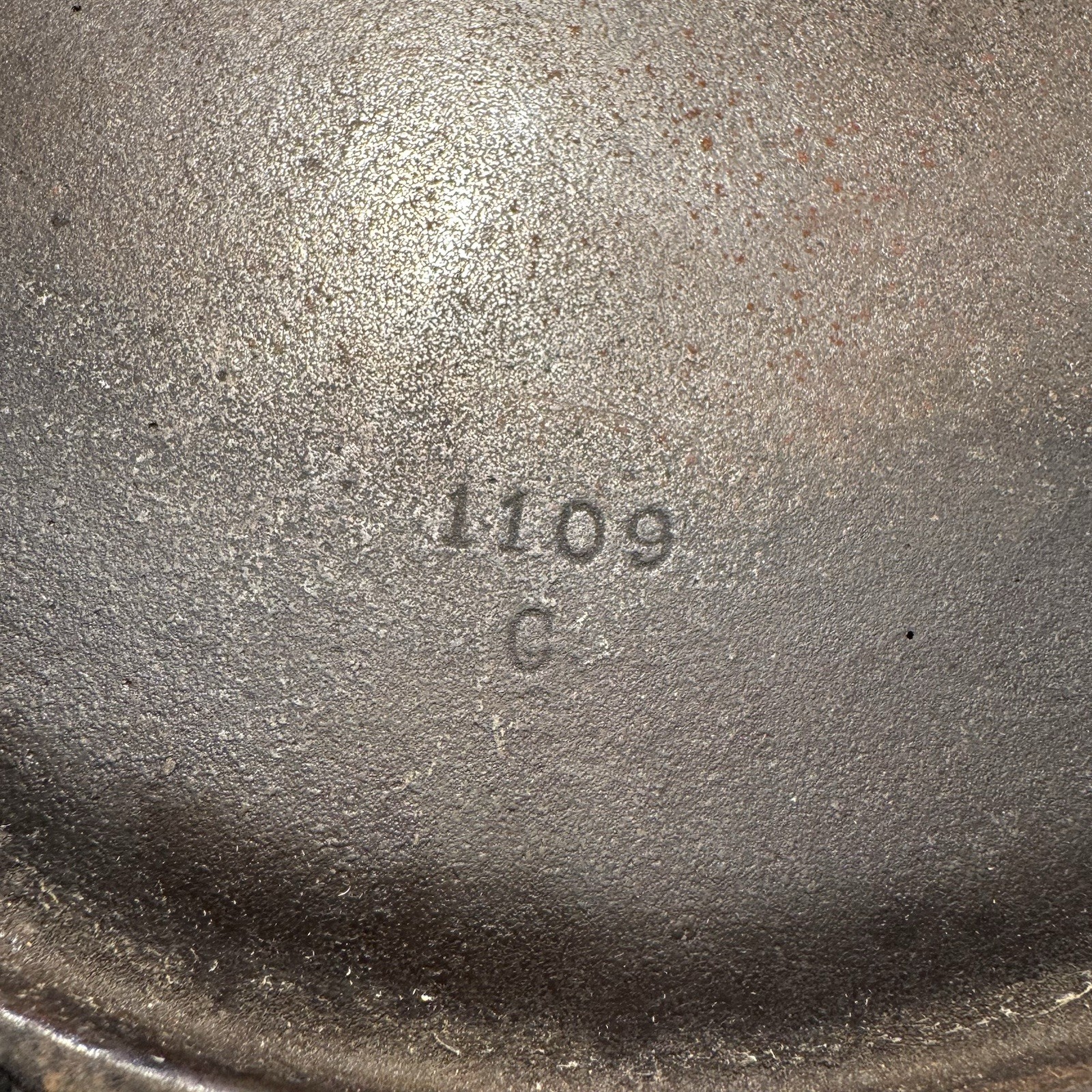 Vintage Wagner Ware Sidney O Cast Iron Round Griddle Pan 1109C 10″
