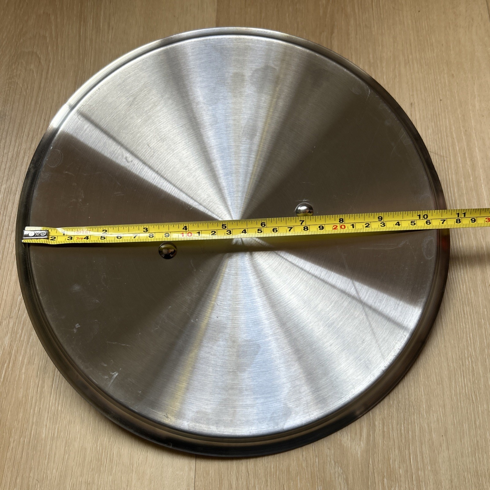 All Clad D3 D5 Stainless Steel Lid Only 11 1/4″ Outside 10 1/2″ Inside
