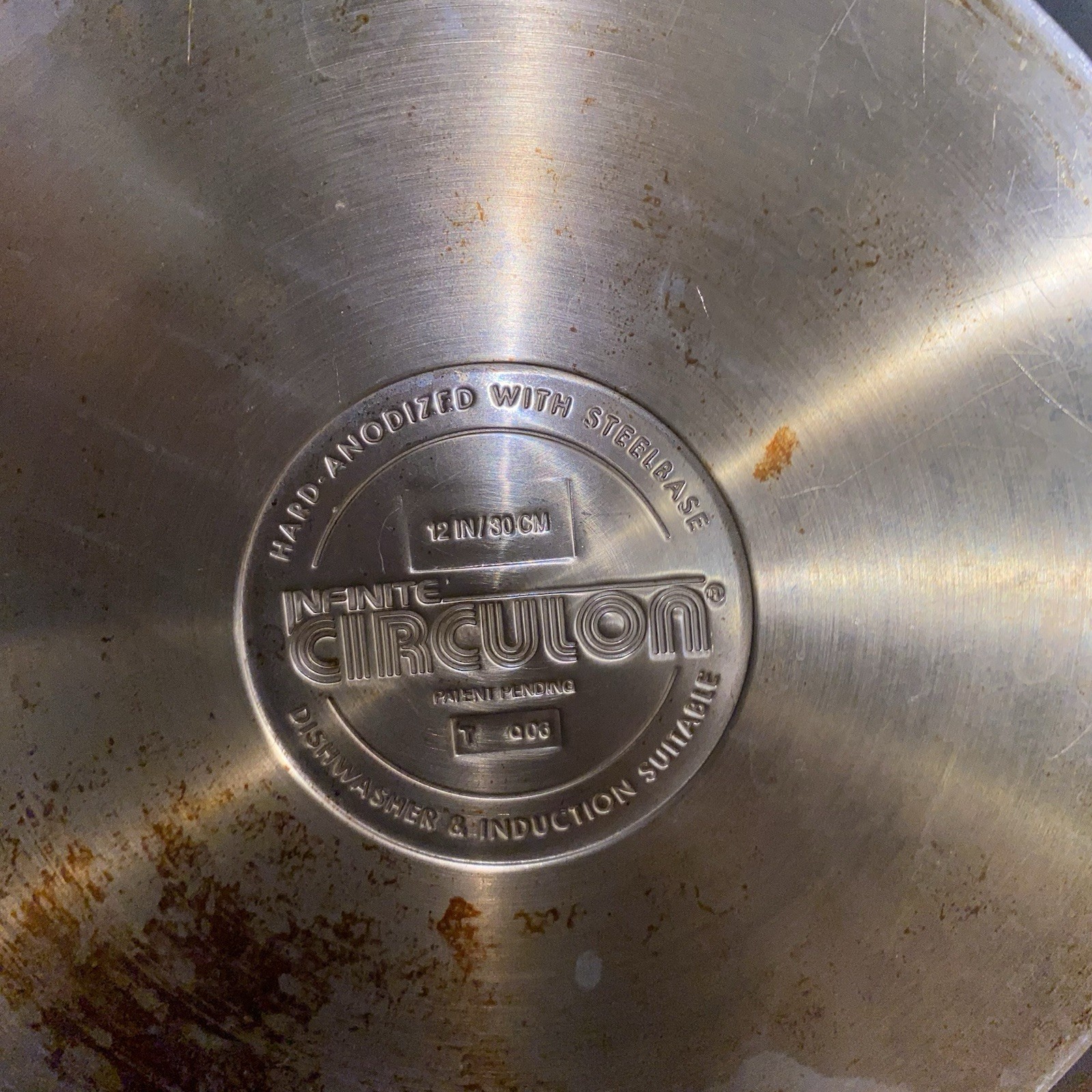 Circulon Hard Iodized With Steelbase 12” Induction Suited