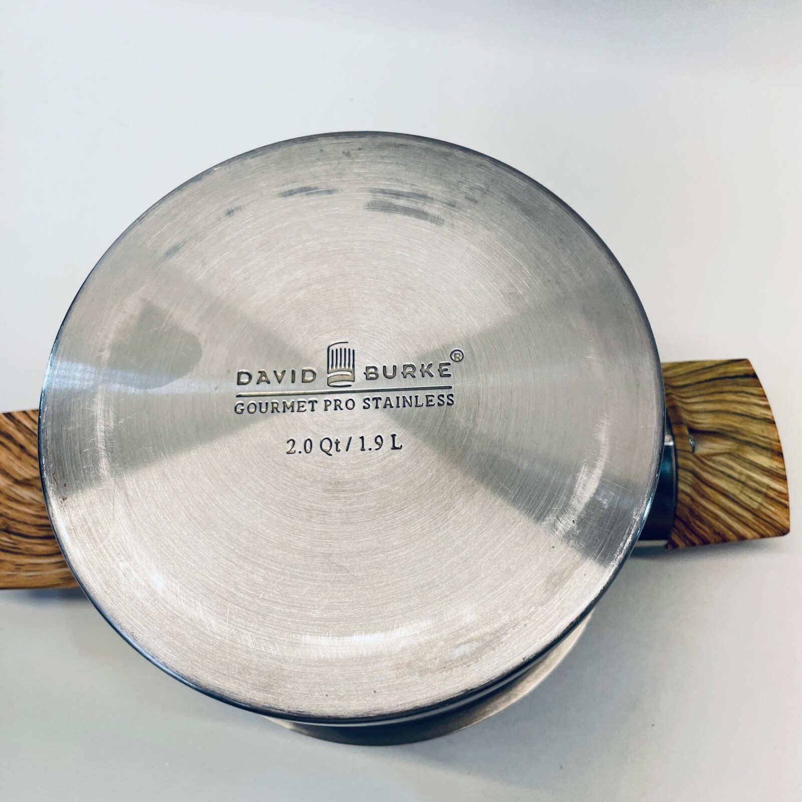 David Burke Gourmet Pro Stainless 2.0 Quart / 1.9 L Pot with Lid