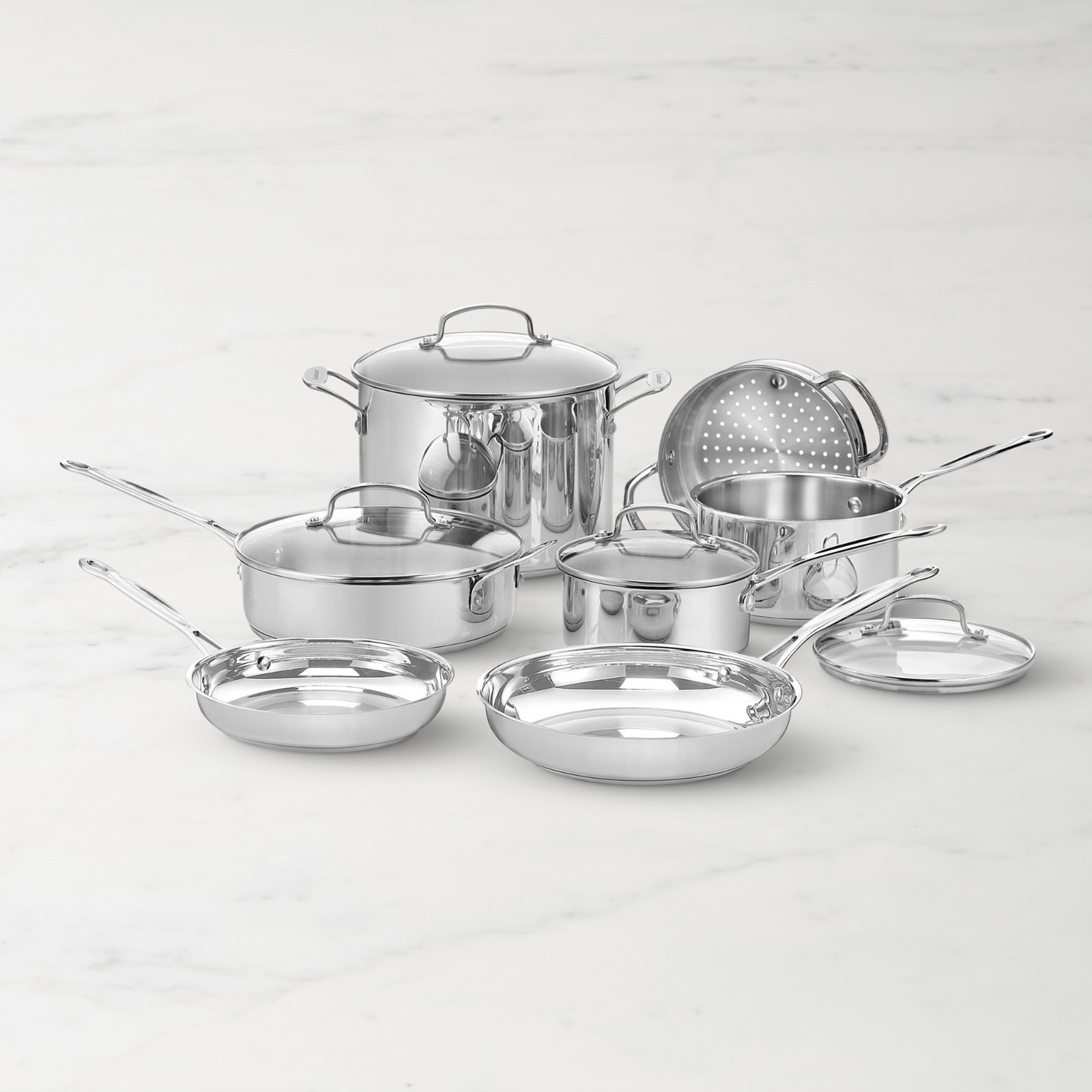 Cuisinart Chef’s Classic 11 Piece Pots & Pans Set Steel