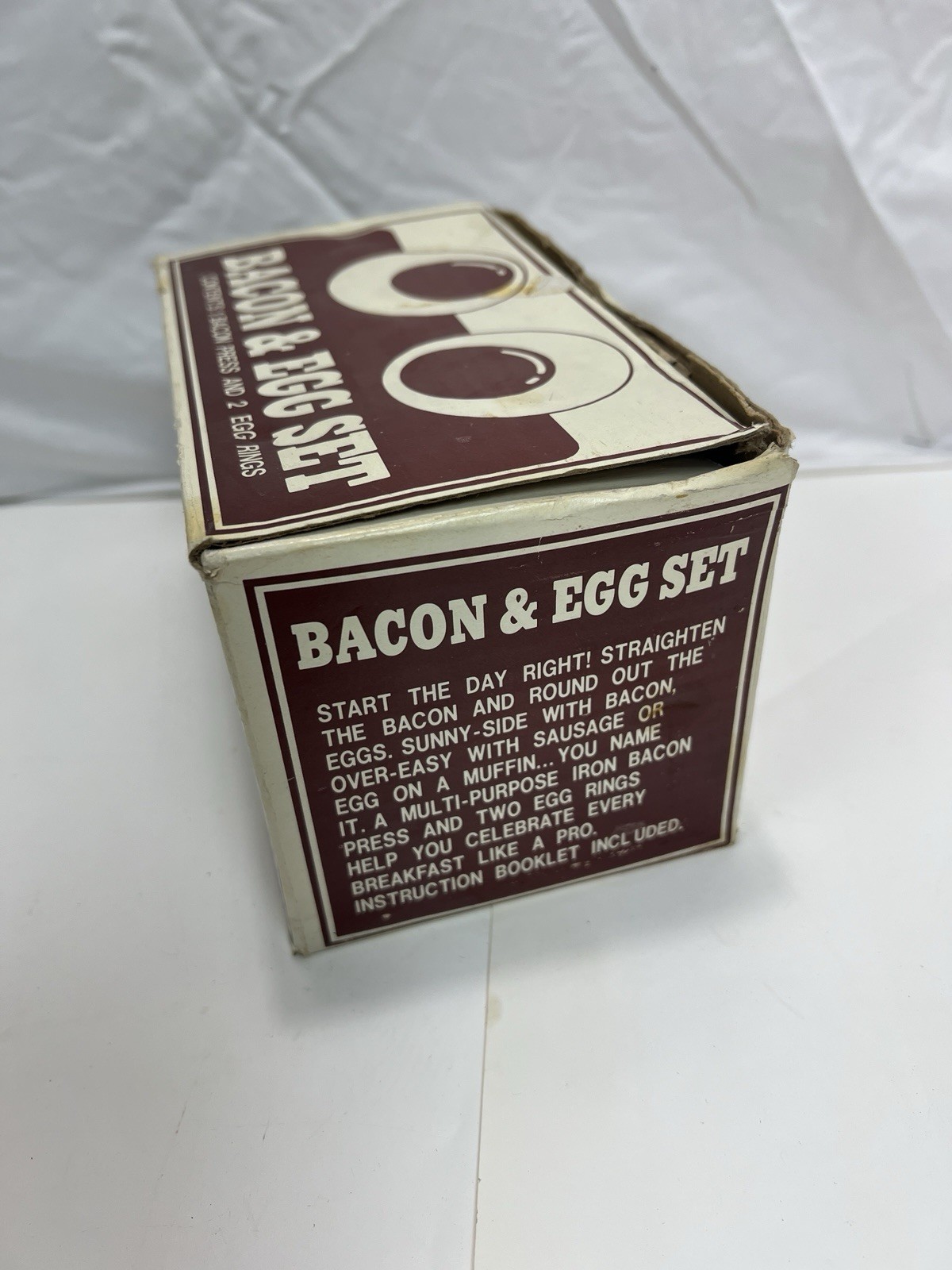 Bacon Press Egg Set Three Little Pigs Vintage New Open Box 9614