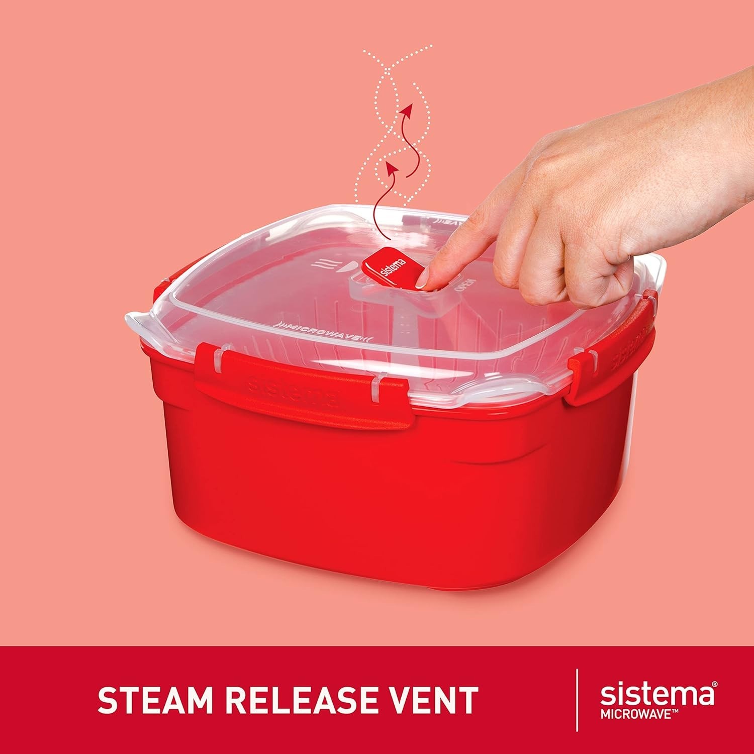 Sistema Microwave Steamer for Cooking Food and Vegetables with Steam Release …