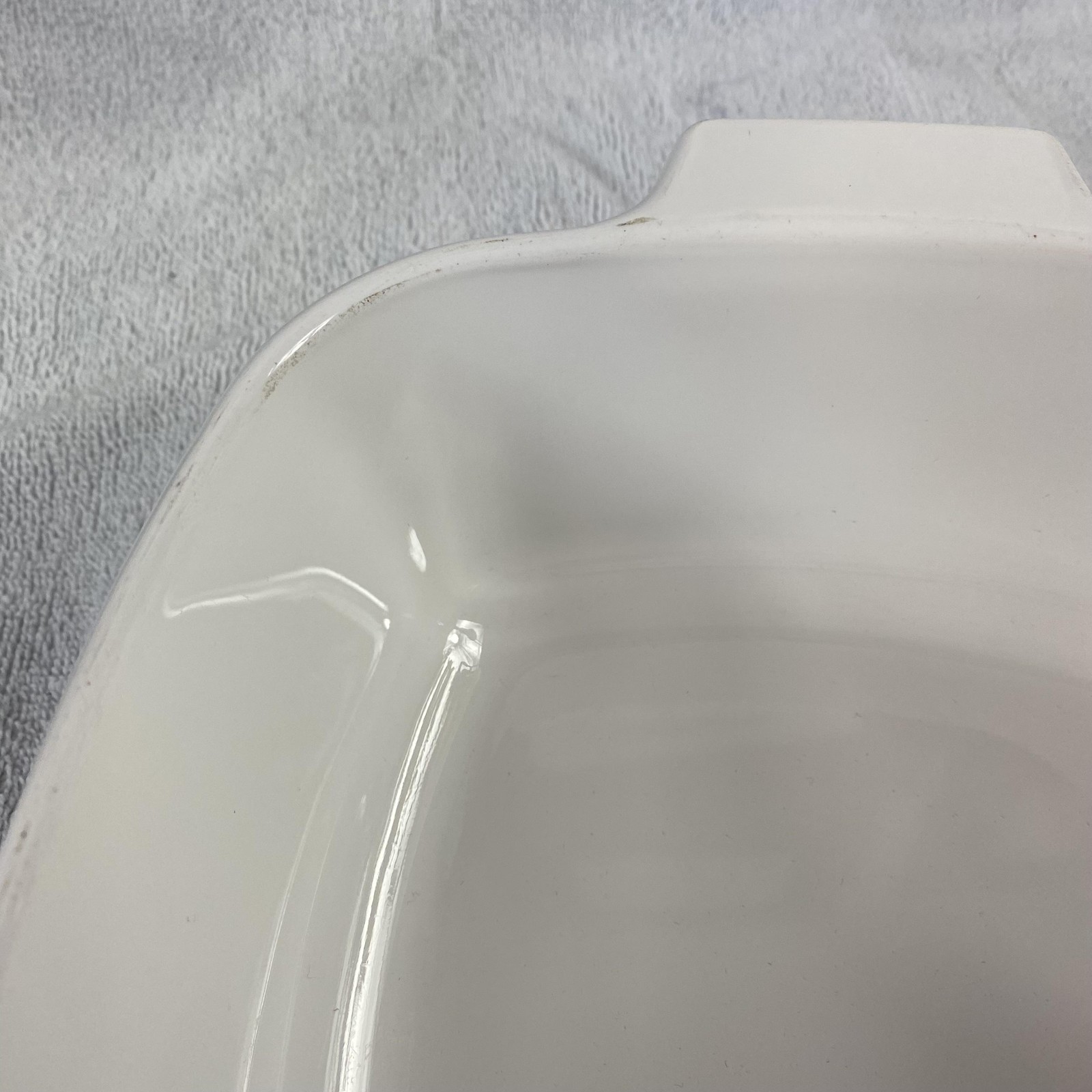 Vintage CorningWare Cornflower Blue Casserole Dish 1.5 Qt A-1 1/2-B White USA