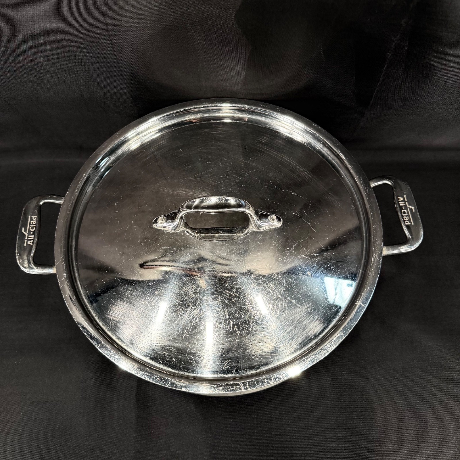 Vintage All Clad Master Chef2 Stockpot 6 Qt. Stainless Steel w/Lid – Made in USA