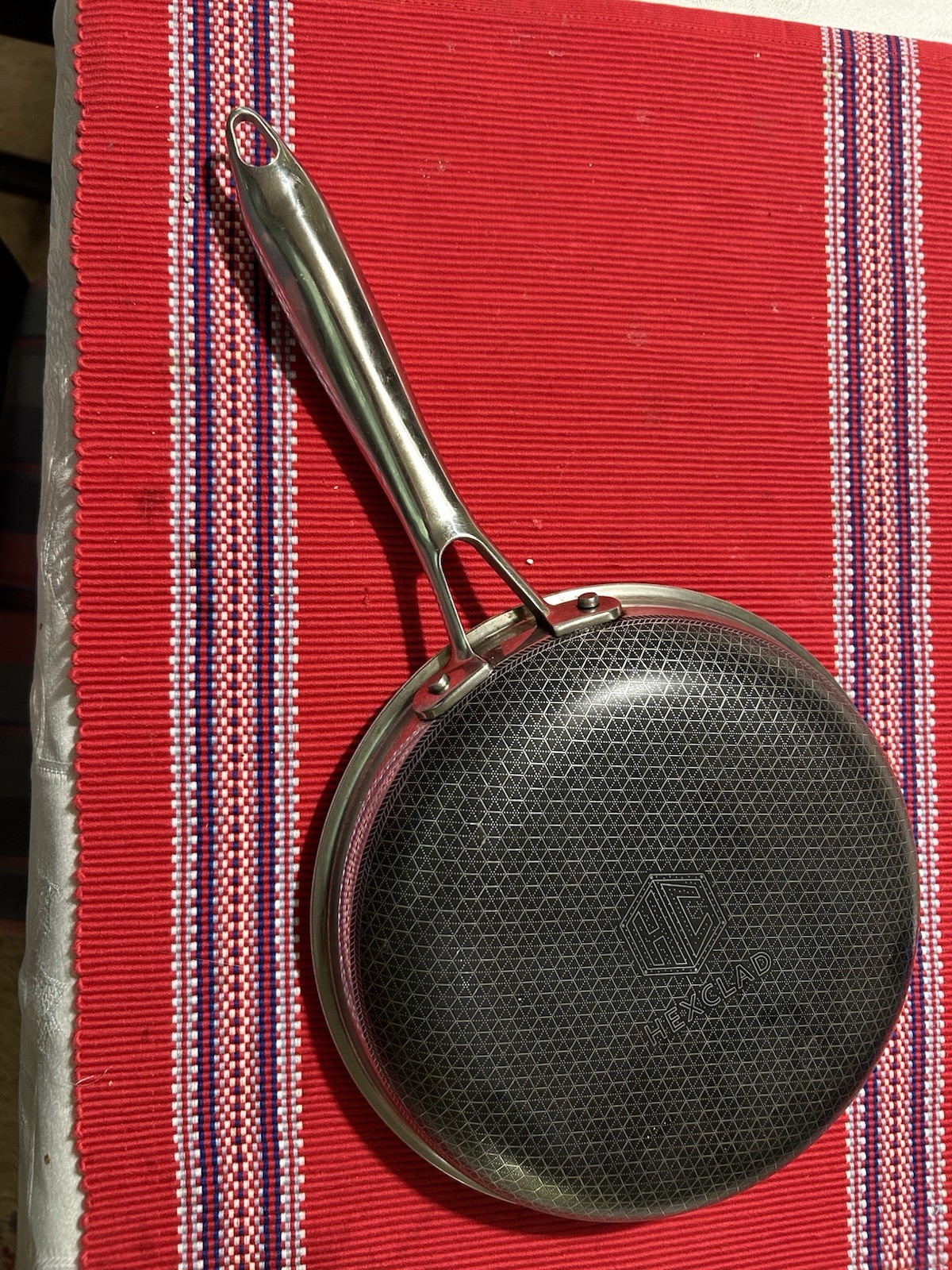 Hex clad 8in Sauté Pan With Lid, Stay Cool Handle