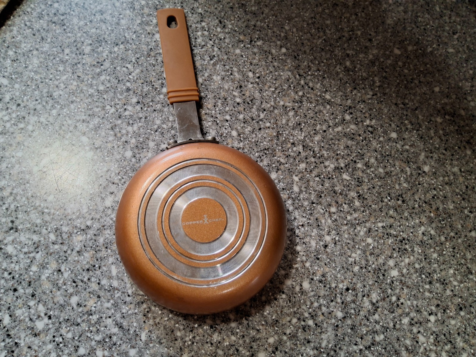 Rare Copper Chef 5 inch mini egg frying Pan As Seen On TV