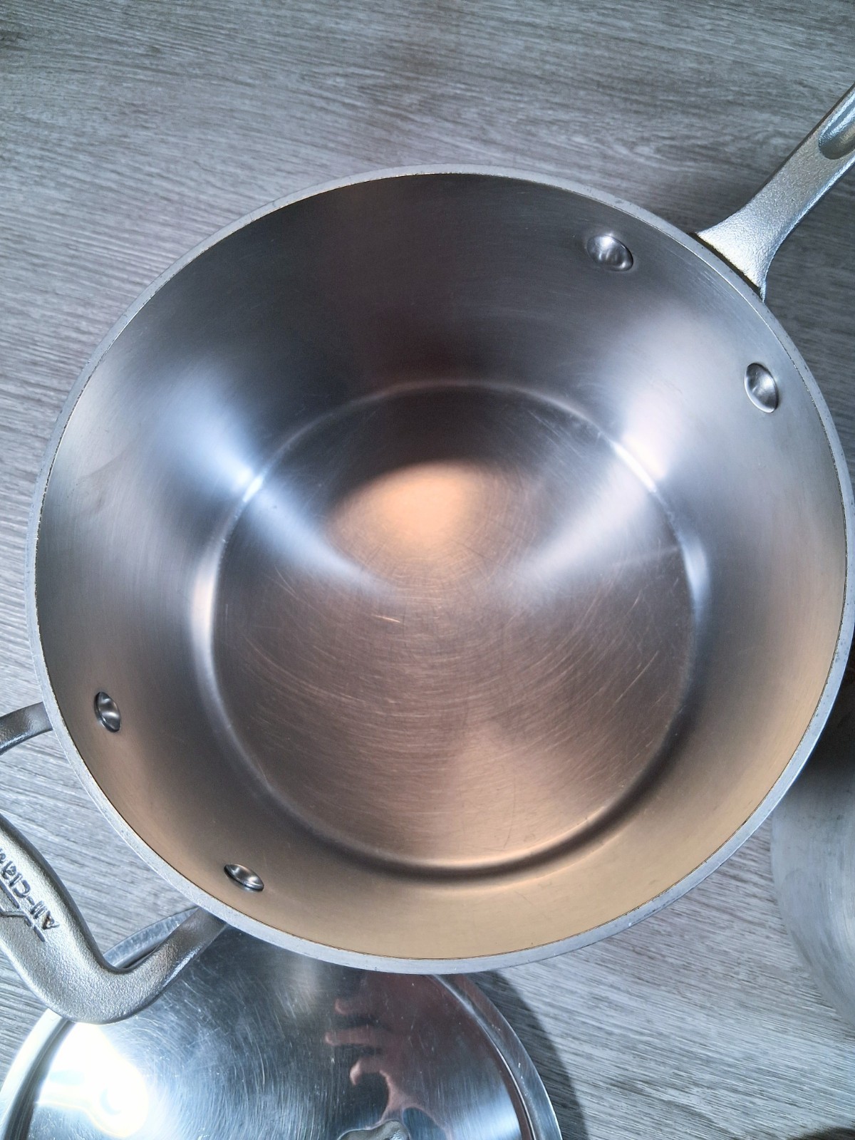 All-Clad Master Chef Cookware Set (10 Nice Pcs. Pots/Pans/Lids) Very Clean
