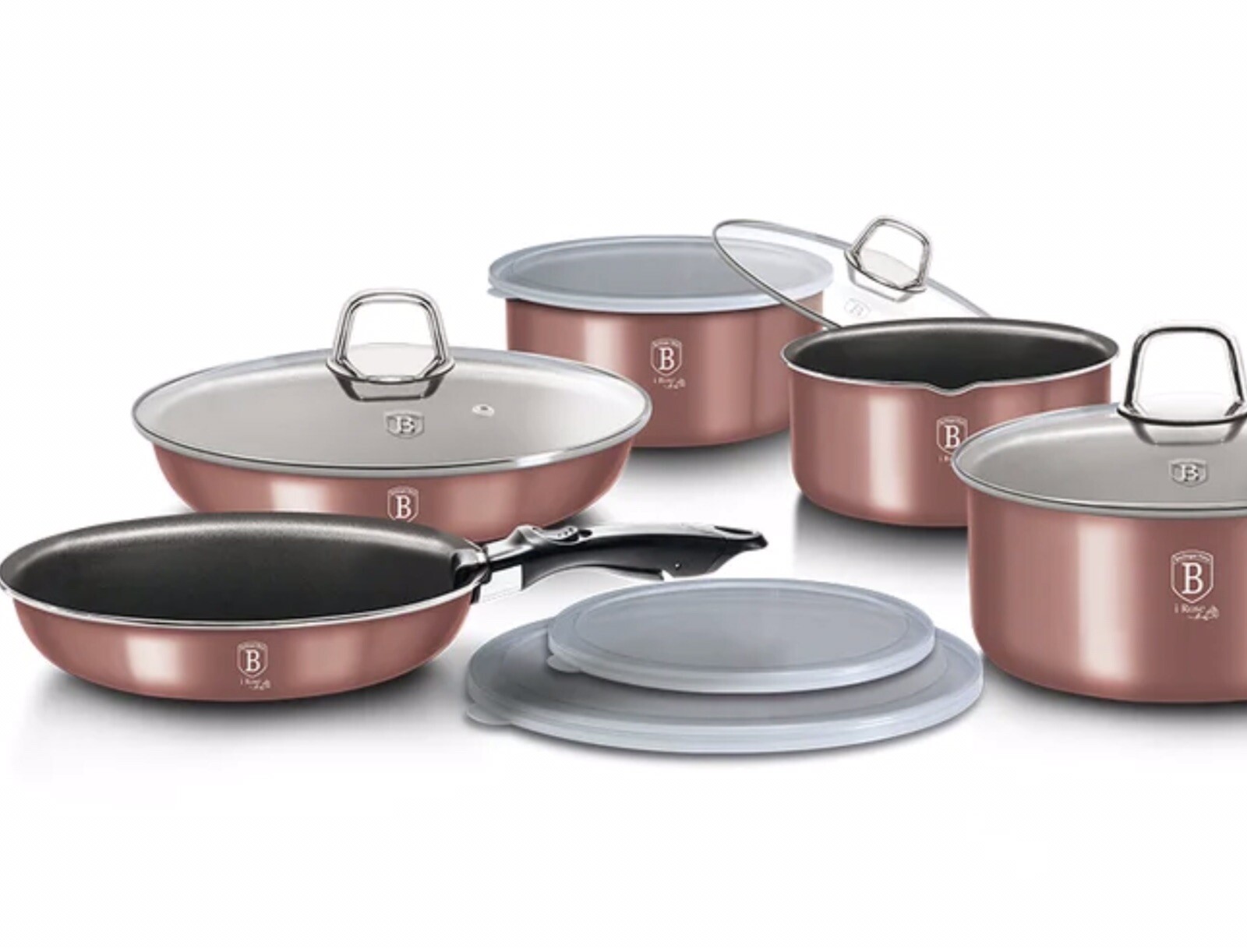 Berlinger Haus 12 Pieces Aluminum Non Stick Cookware Set