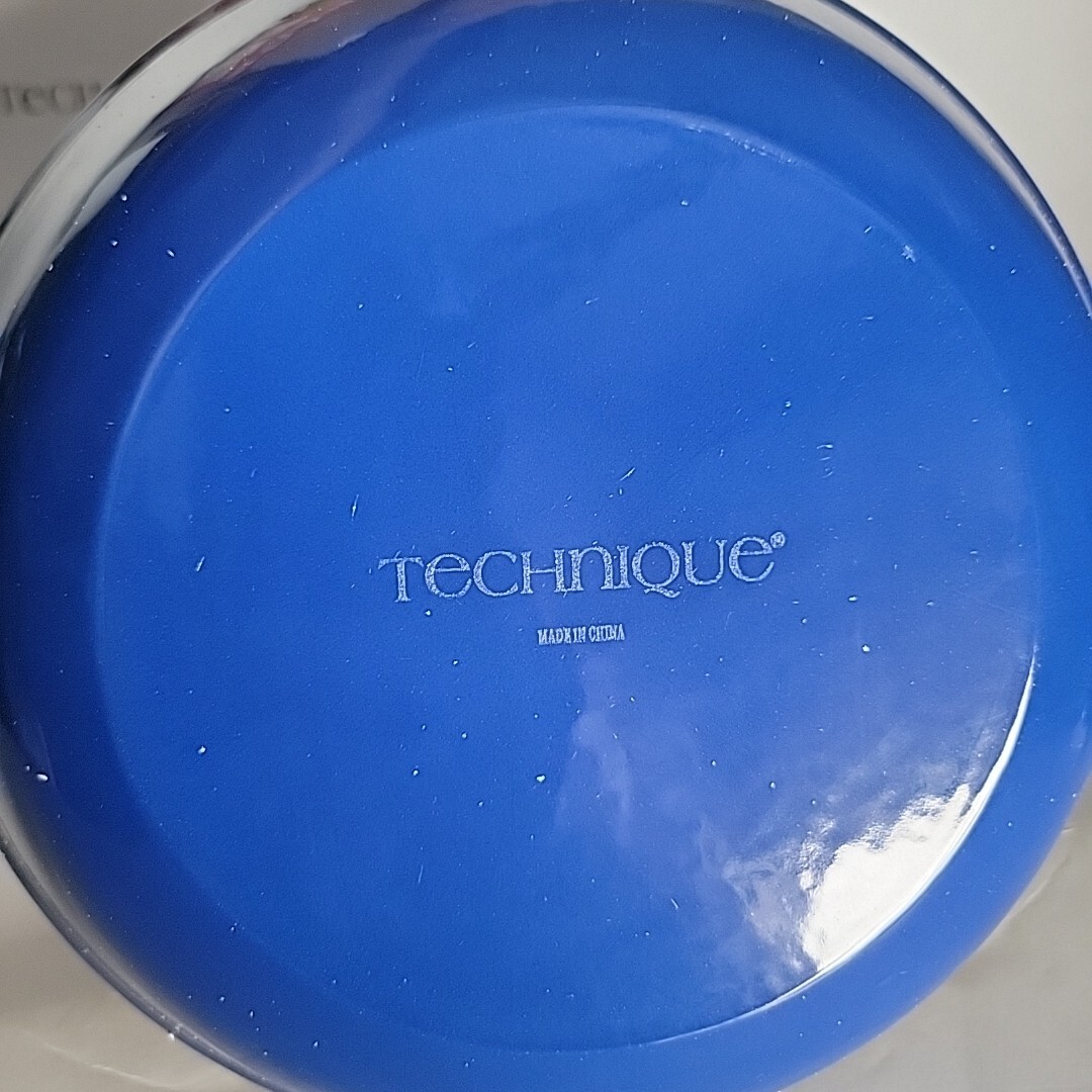 TECHNIQUE Cast Iron Nonstick Skillets 8, 10″ Teflon Coated Blue Pans (no lid)