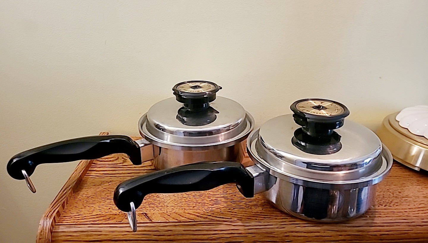 Olde Worlde Thermium Multi-Plex Stainless Steel Saucepan & Lid 1 Quart Set