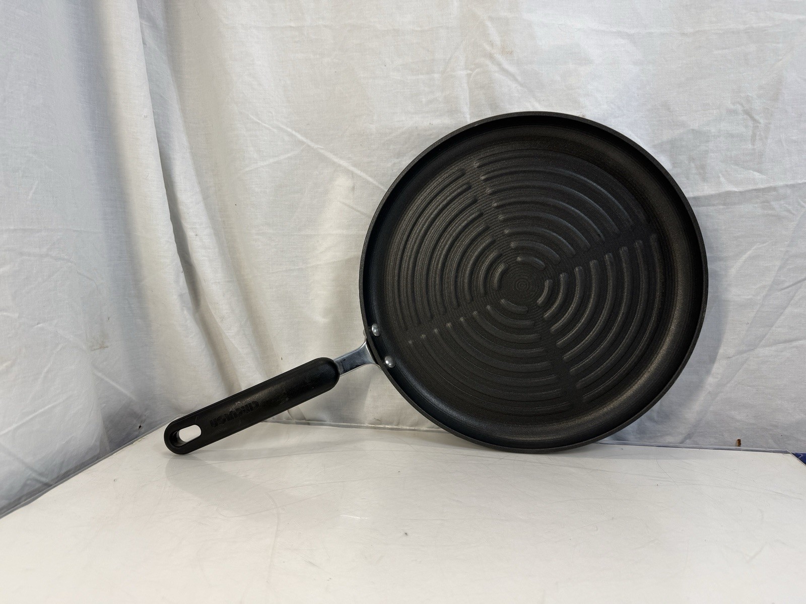 Circulon 12″ Pan Non Stick Hard Anodized Circular Flat Skillet Grill Griddle Pan