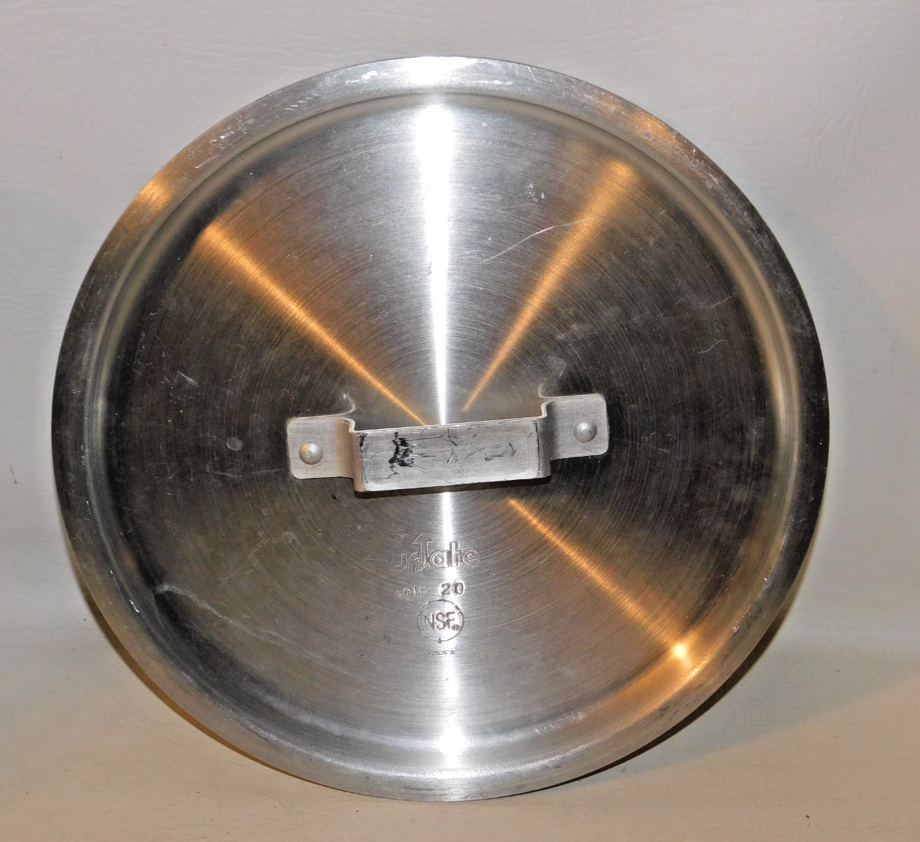 Update International APTC-20 Aluminum Stock Pot Cover 12-5/8″ for 20 & 24 Qt