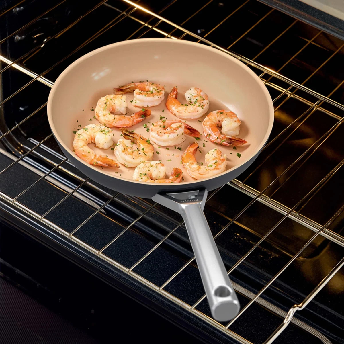 Ninja Extended Life Ceramic 10.25″ Non-Stick Frying Pan Silver