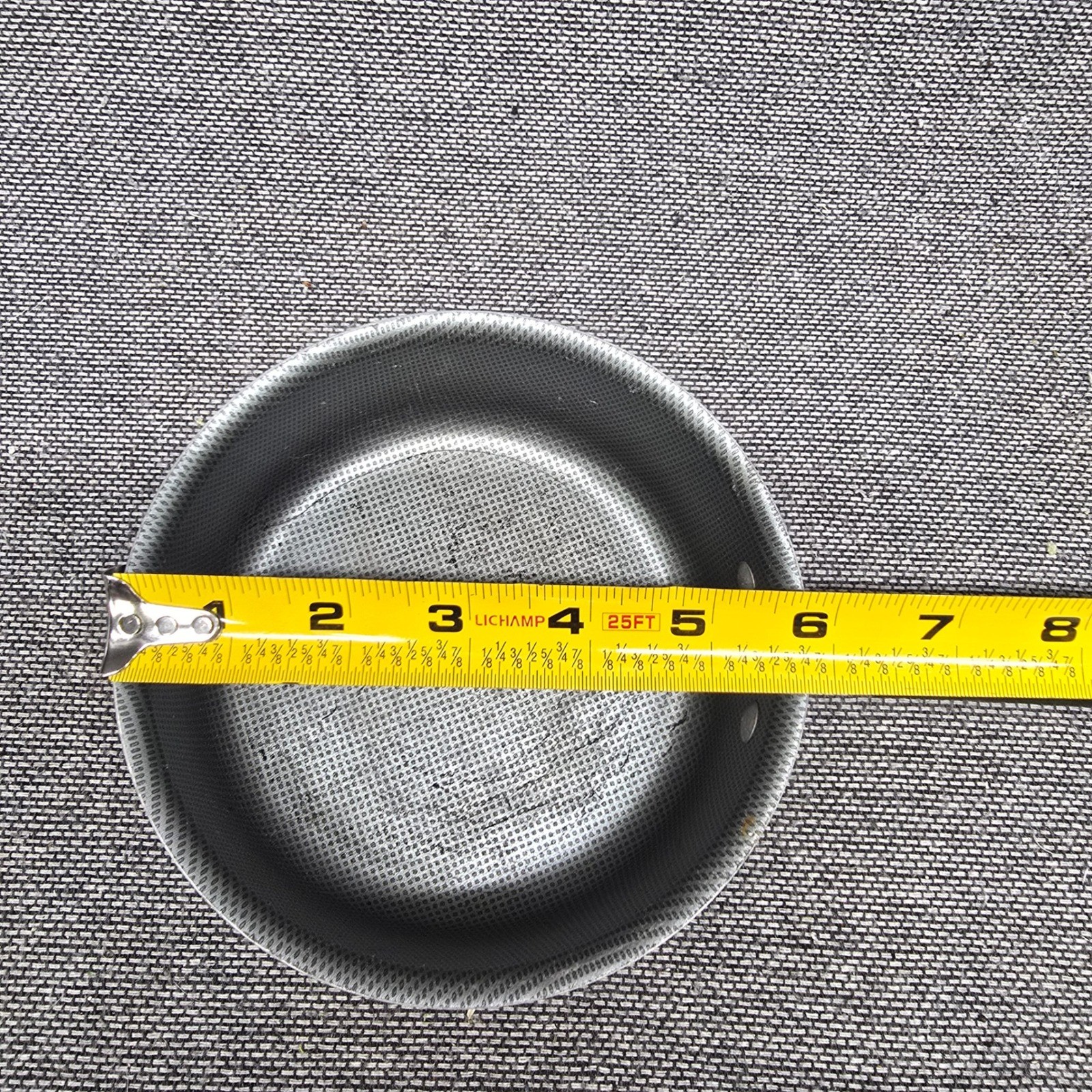 4pc Saucepan Set Nesting Non-Stick Honeycomb Black Good 6-8in Pots