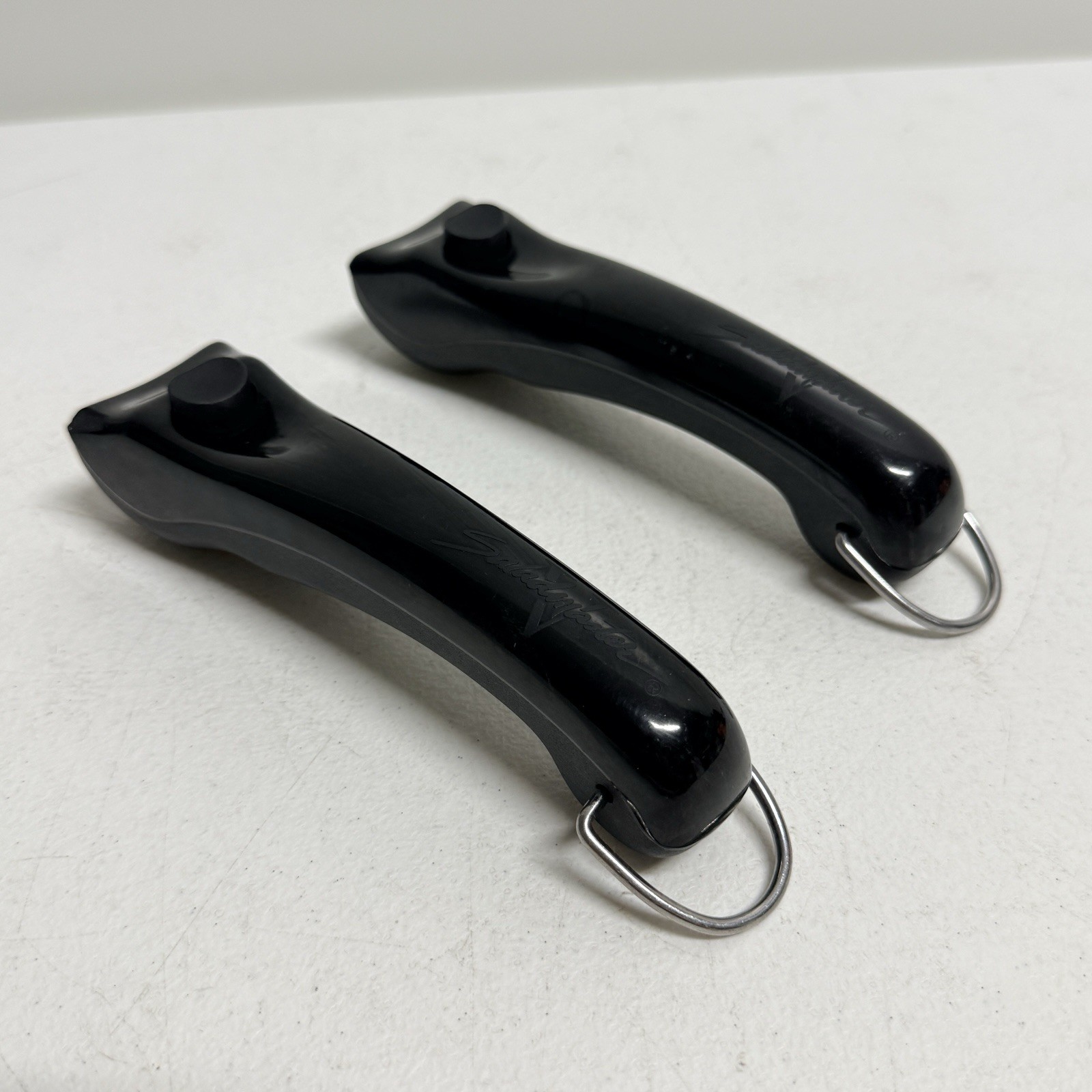 2 Saladmaster Versa Tech Detachable Long Handle Black Replacement Cookware