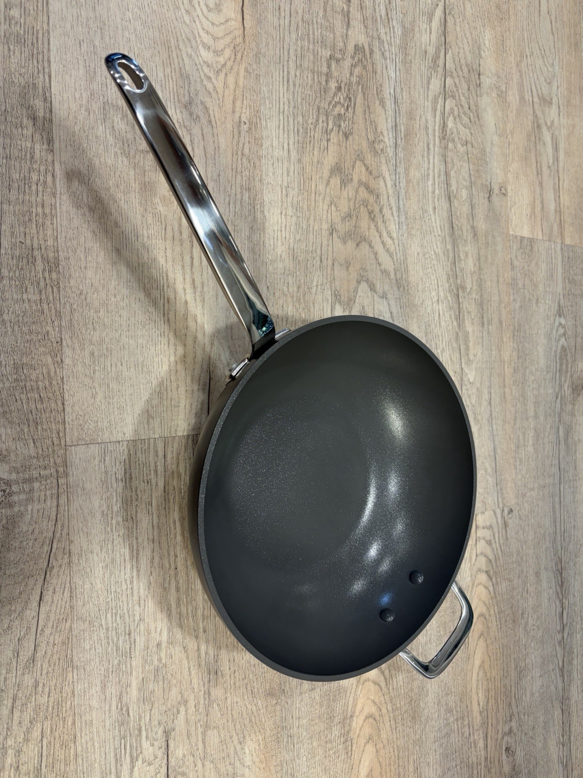 Williams Sonoma Professional Ceramic Nonstick Diamond Sear 3.75 Qt Wok Brand New