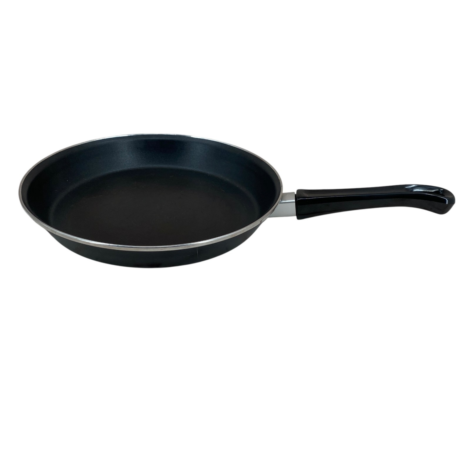Megaware Nonstick 11.5″ Fry Pan Skillet Black Handle Made in Spain EUC Vintage