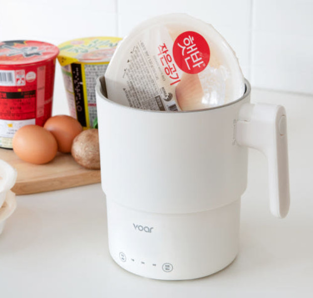 VOAR Easy Electric Pot C Portable Milk Powder Foldable All-Stainless Steel Pot