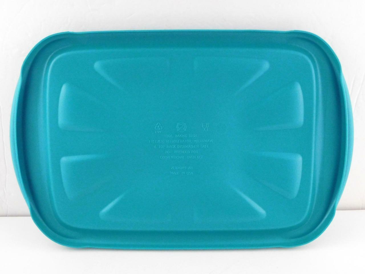 ANCHOR HOCKING 4 PC Bake-N-Take Set Open Box in Package Blue Case