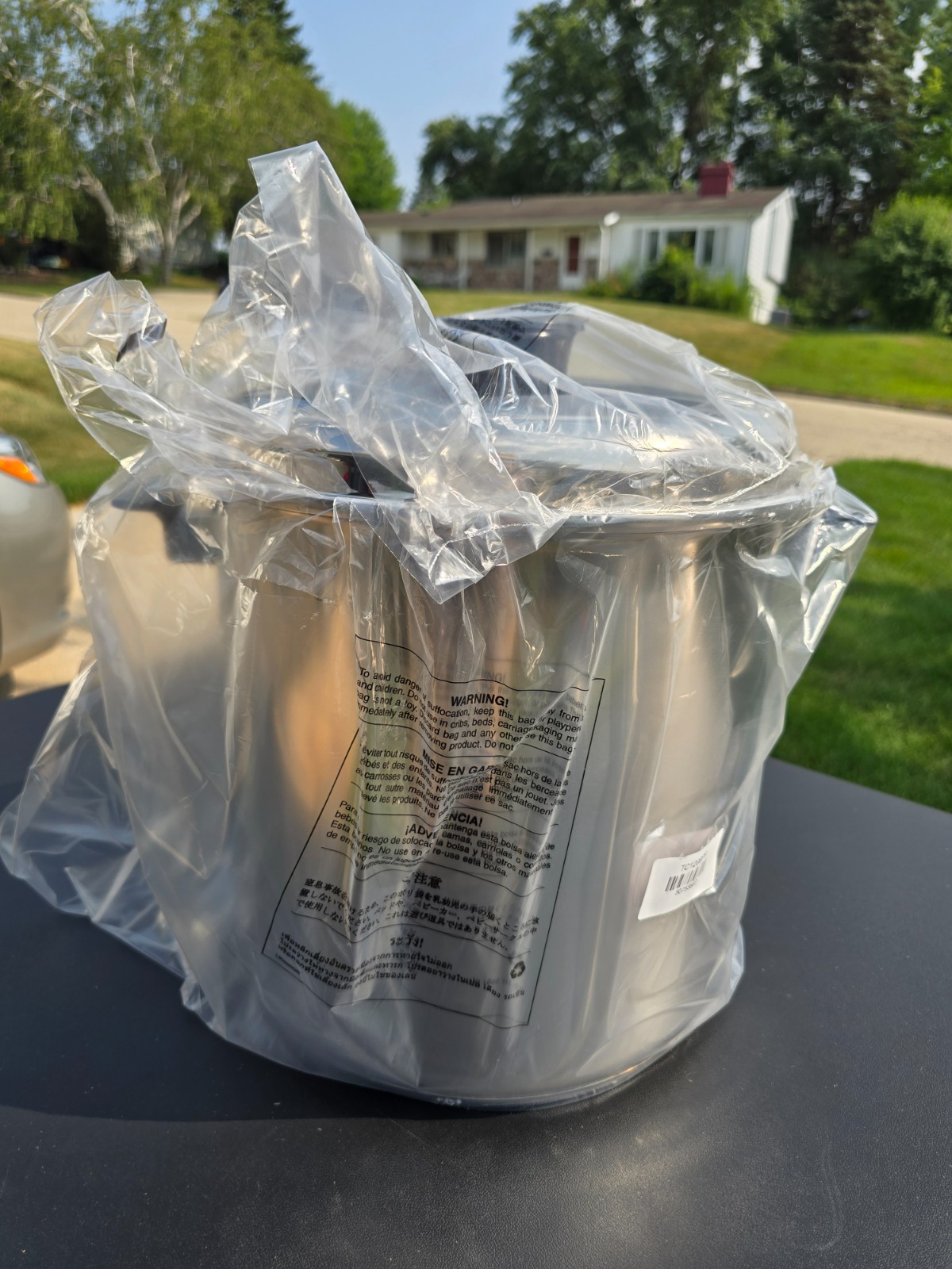 NEW! HUGE! West Bend Regal Ware 20 Qt Stainless Steel Stock Pot Pan & Lid USA