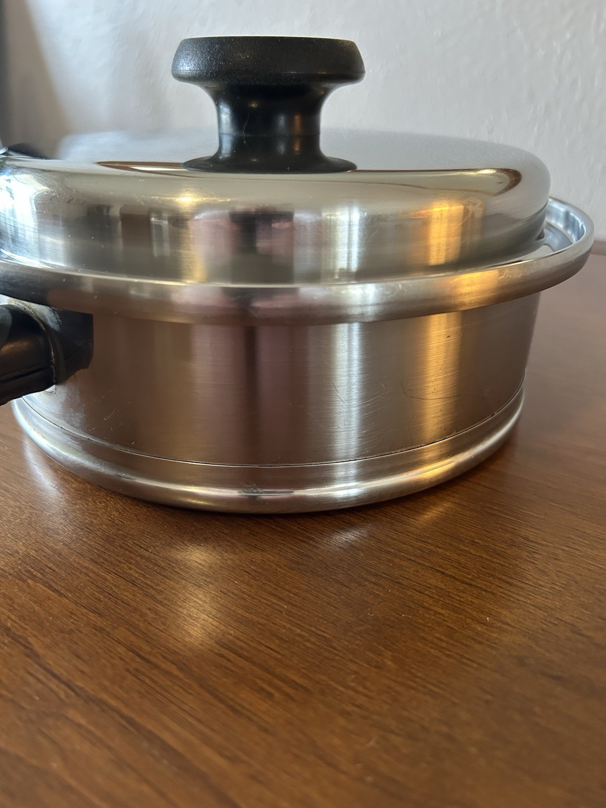 VTG Lifetime 6 Ply Stainless Steel Sauce Pan W/ Lid 1-1/2 Qt 8.5″ T304 CC USA