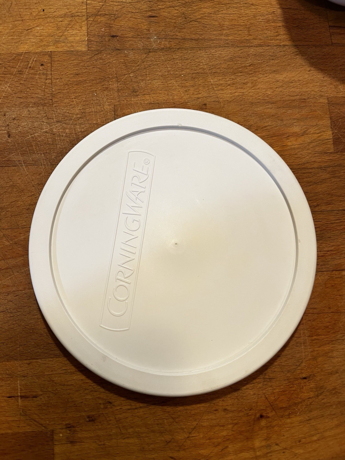 Corning Ware F-5-PC French White Round Plastic Replacement Lid