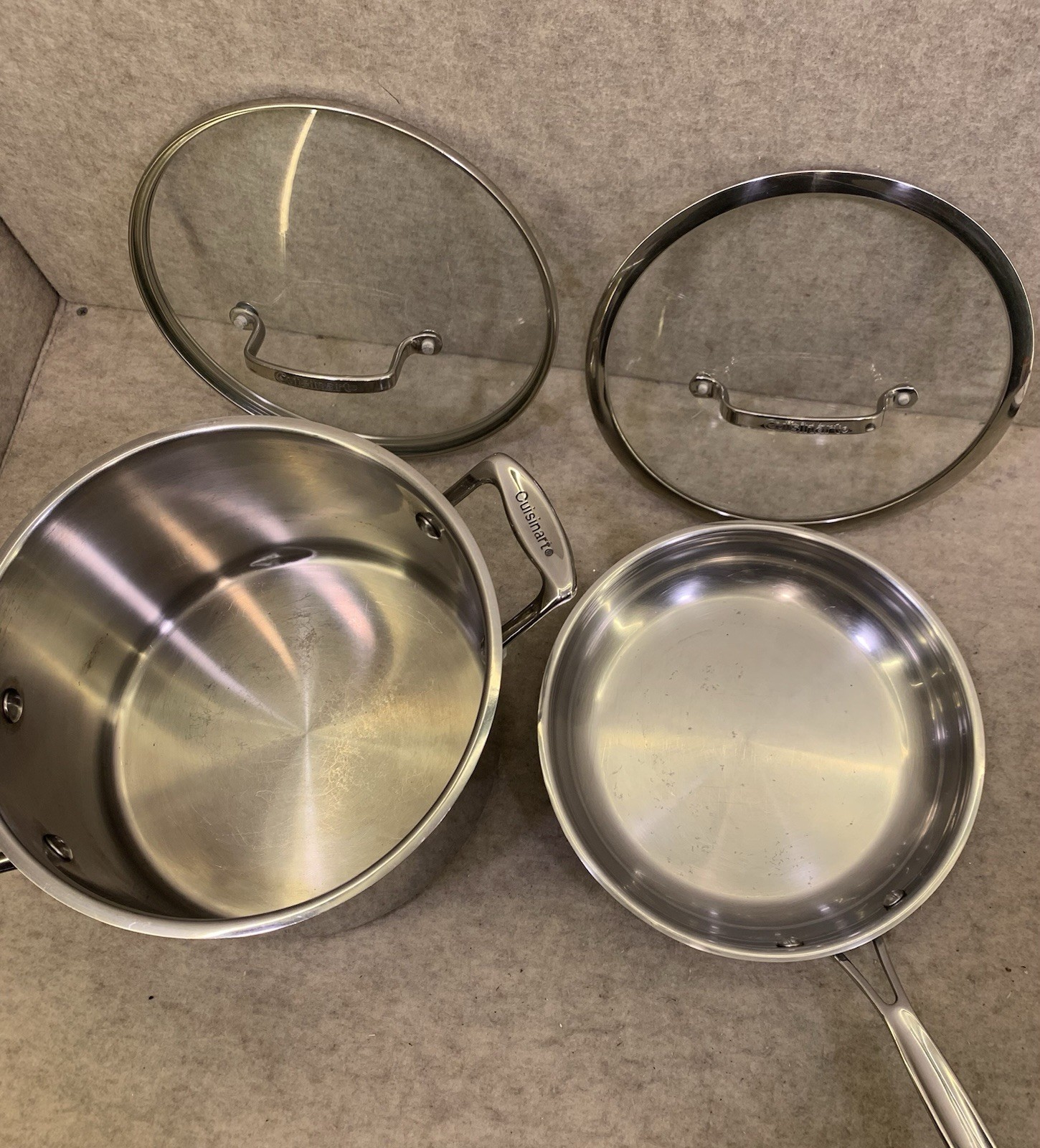 Cuisinart Chef’s Classic 4-Piece Cookware Set Stainless Steel Discontinued